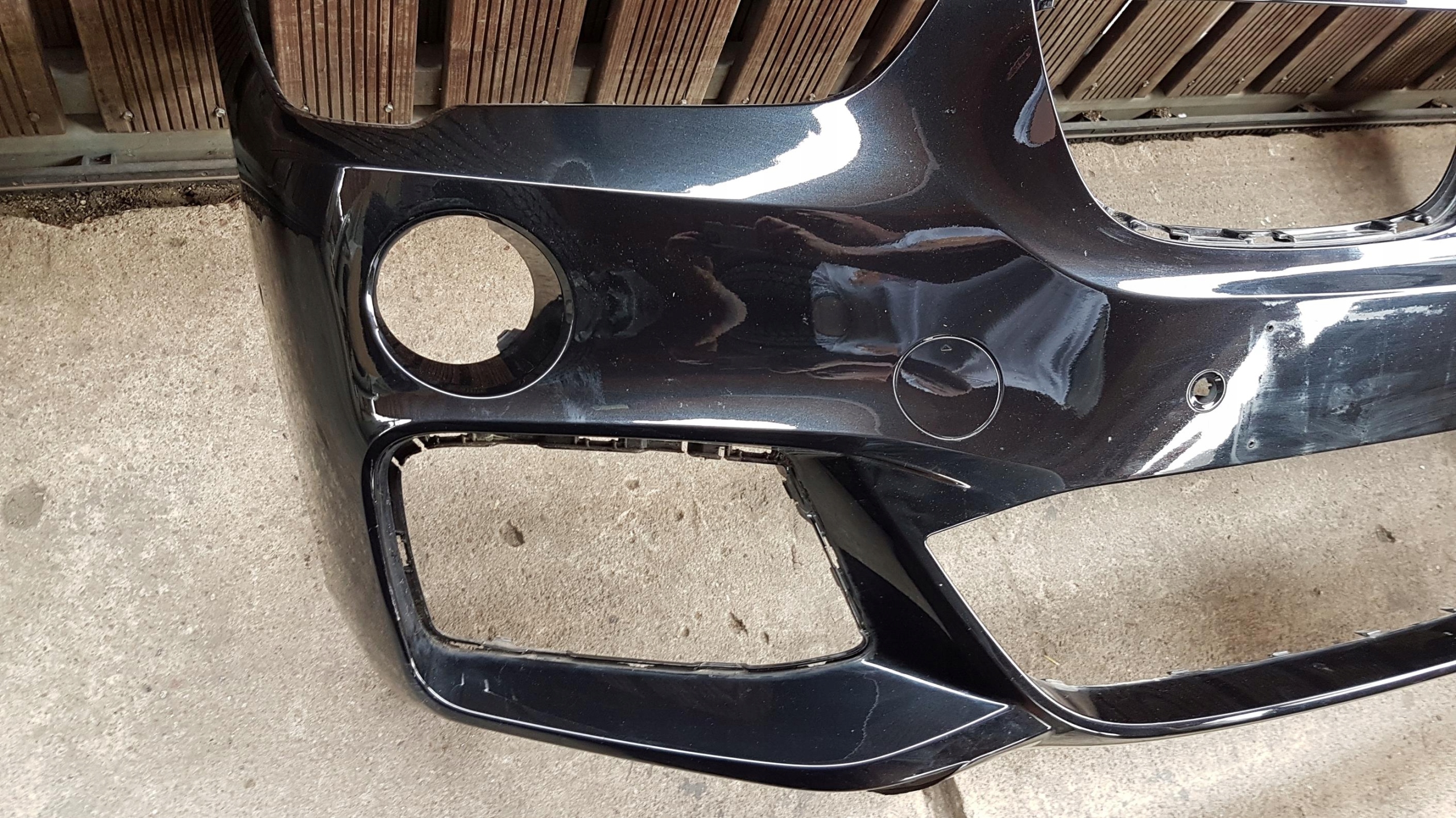 front bumper BMW X1 F48 m-packet BLACKSAPHIRE