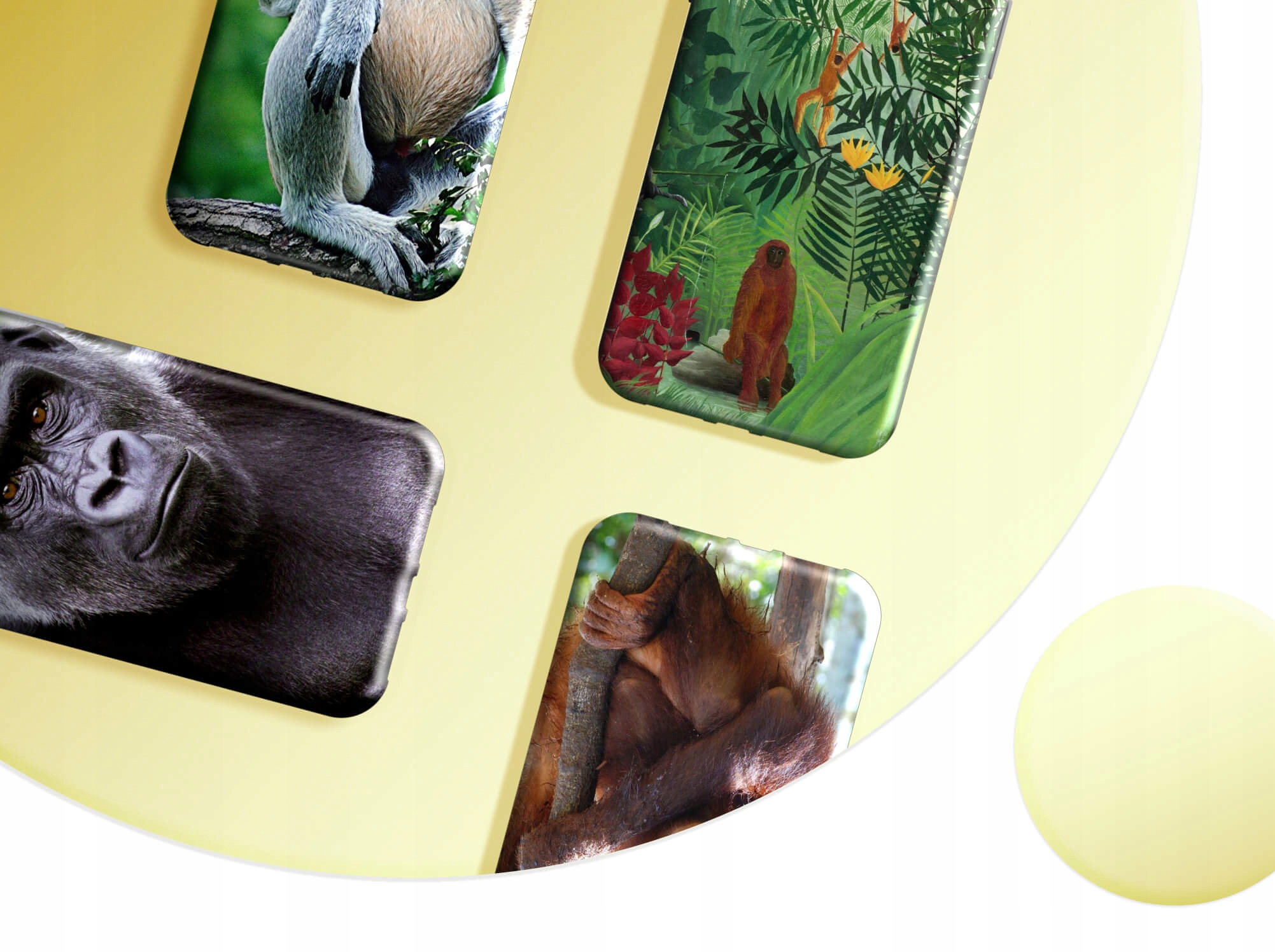 ETUI DO XIAOMI REDMI 10 WZORY MAŁPKI MAŁPA NOSACZ OBUDOWA POKROWIEC CASE Kolor czarny