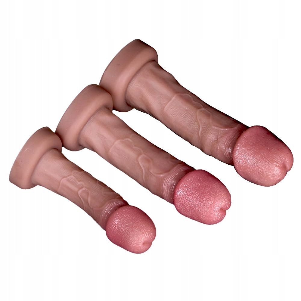 KUAECR Silikonowy Realistyczny Dildo z Przyssawką Dla Kobiet i Mężczyzn — miniatura 9