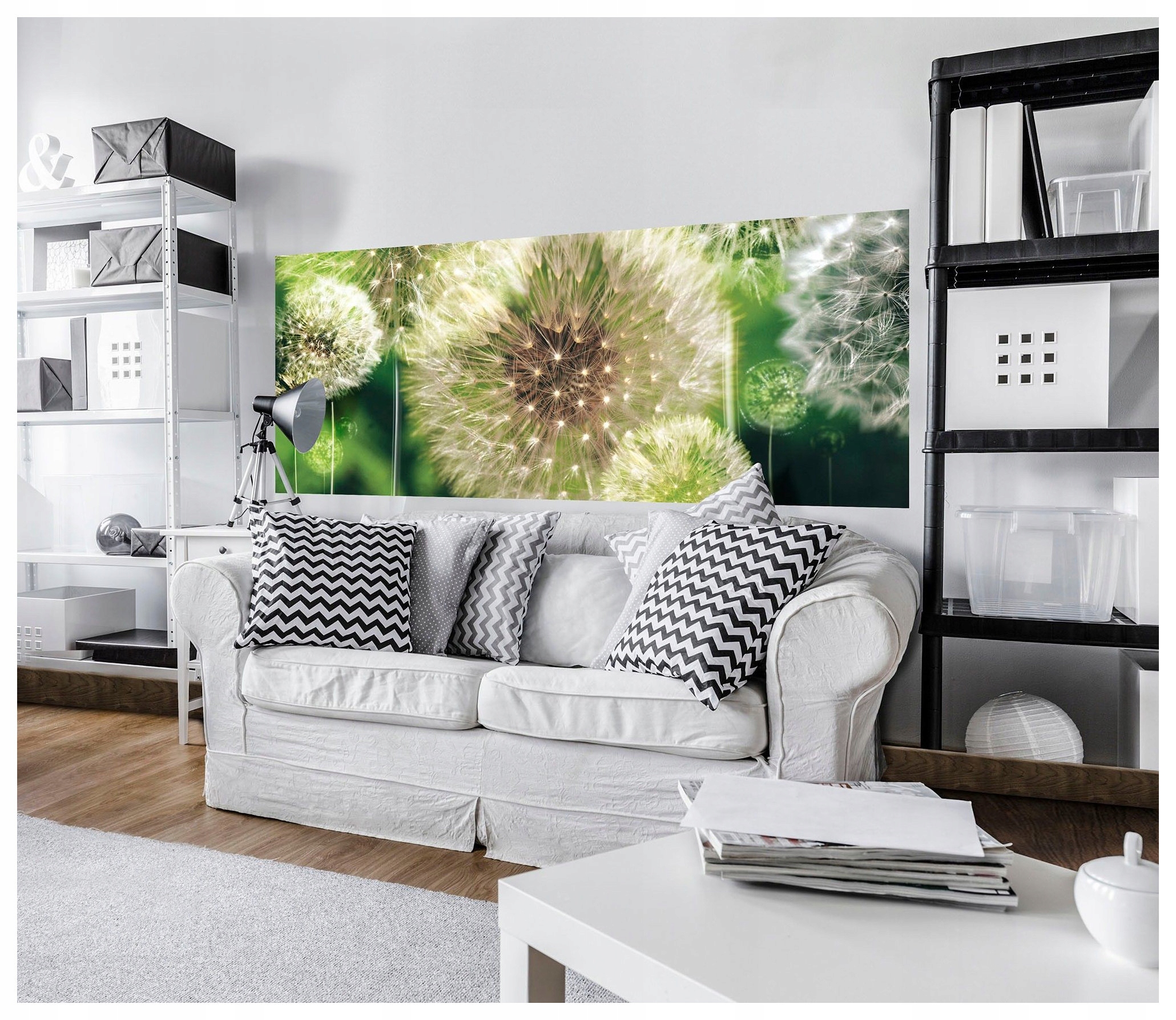 Fototapeta Pampeliška Jemný nadýchaný dotek přírody 250x104 lepidlo