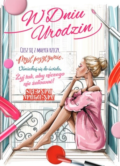 

Kartka urodzinowa z życzeniami dla Kobiety Grande2