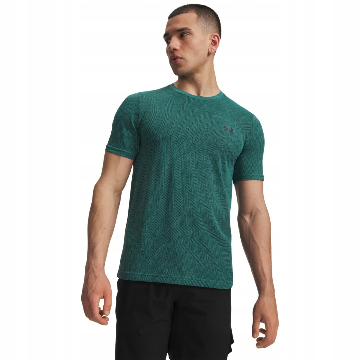 Męska koszulka Under Armour Vanish Seamless Novelty Ss Turkusowy L