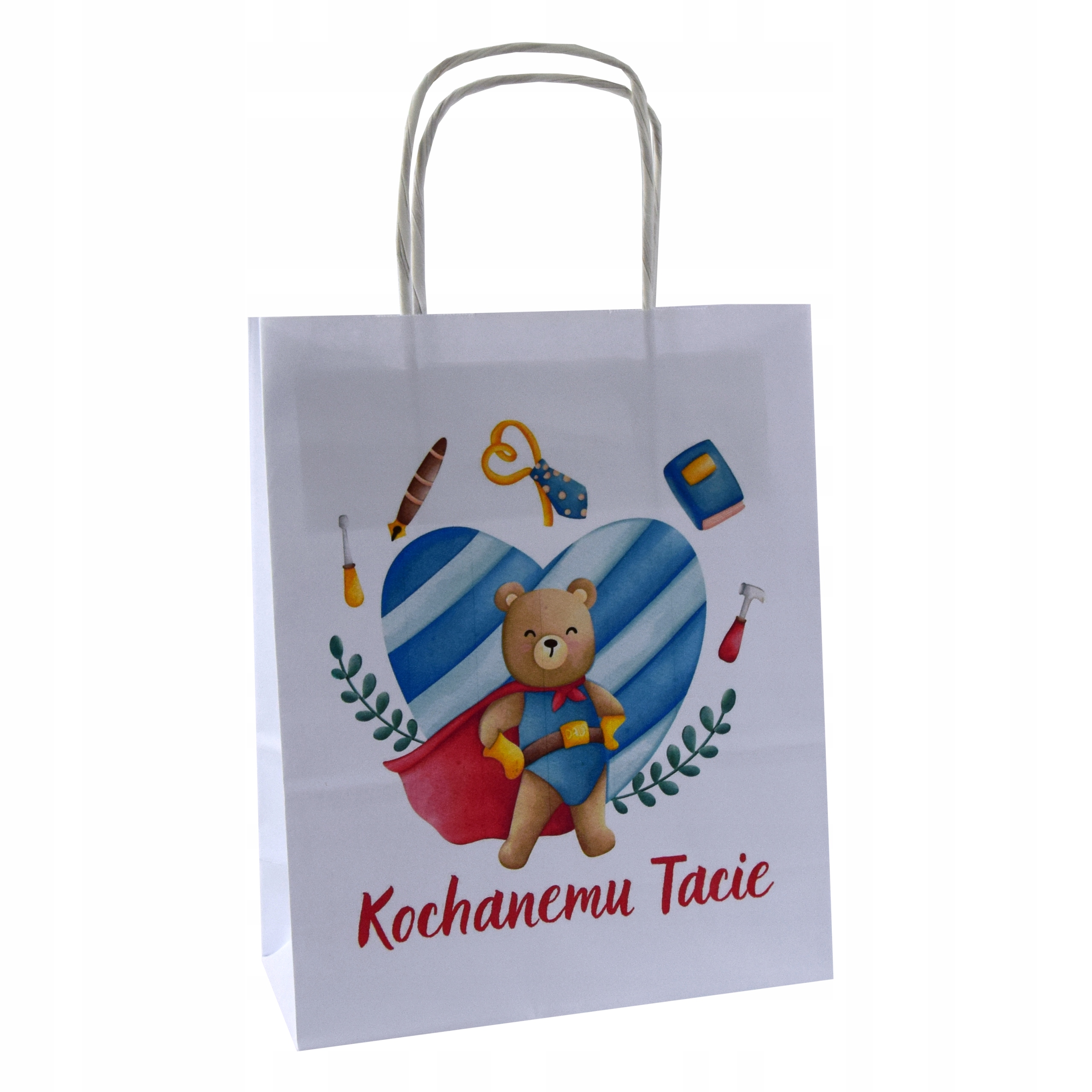 

torba papierowa prezentowa Kochanemu Tacie mała a5