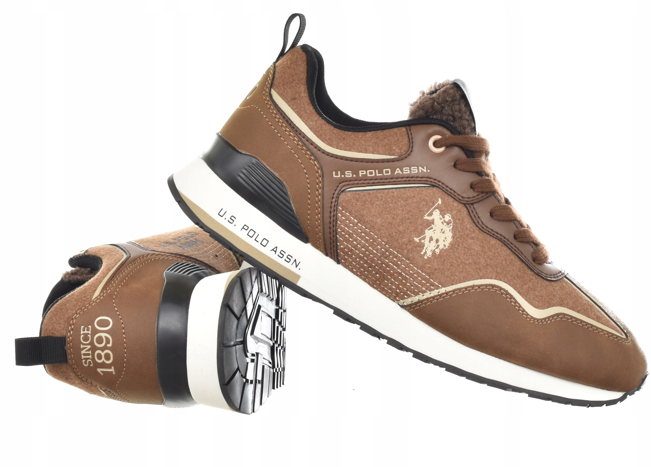 Pánské Boty U.s. Polo Assn. TABRY005-BRW-BEI01 tenisky hnědé