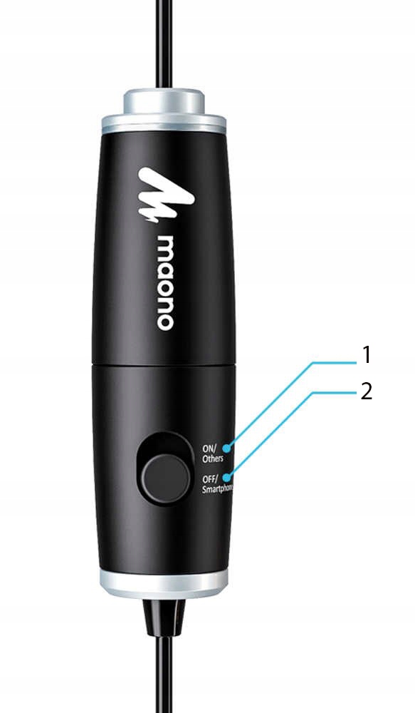 PROFESJONALNY MIKROFON KRAWATOWY MAONO AU-101 DSLR Model Mikrofon na klips MAONO AU-101