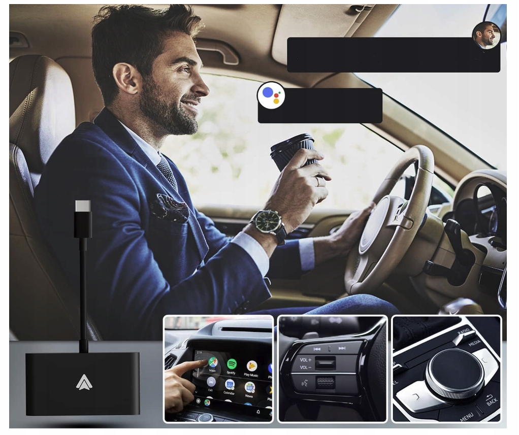 BEZPRZEWODOWY ANDROID AUTO ADAPTER Mini WIFI BT EAN (GTIN) 6908139414092