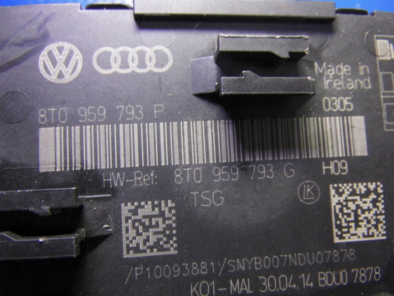 module control unit door left front 8T0959793P AUDI A5 S5 8T 07-17R