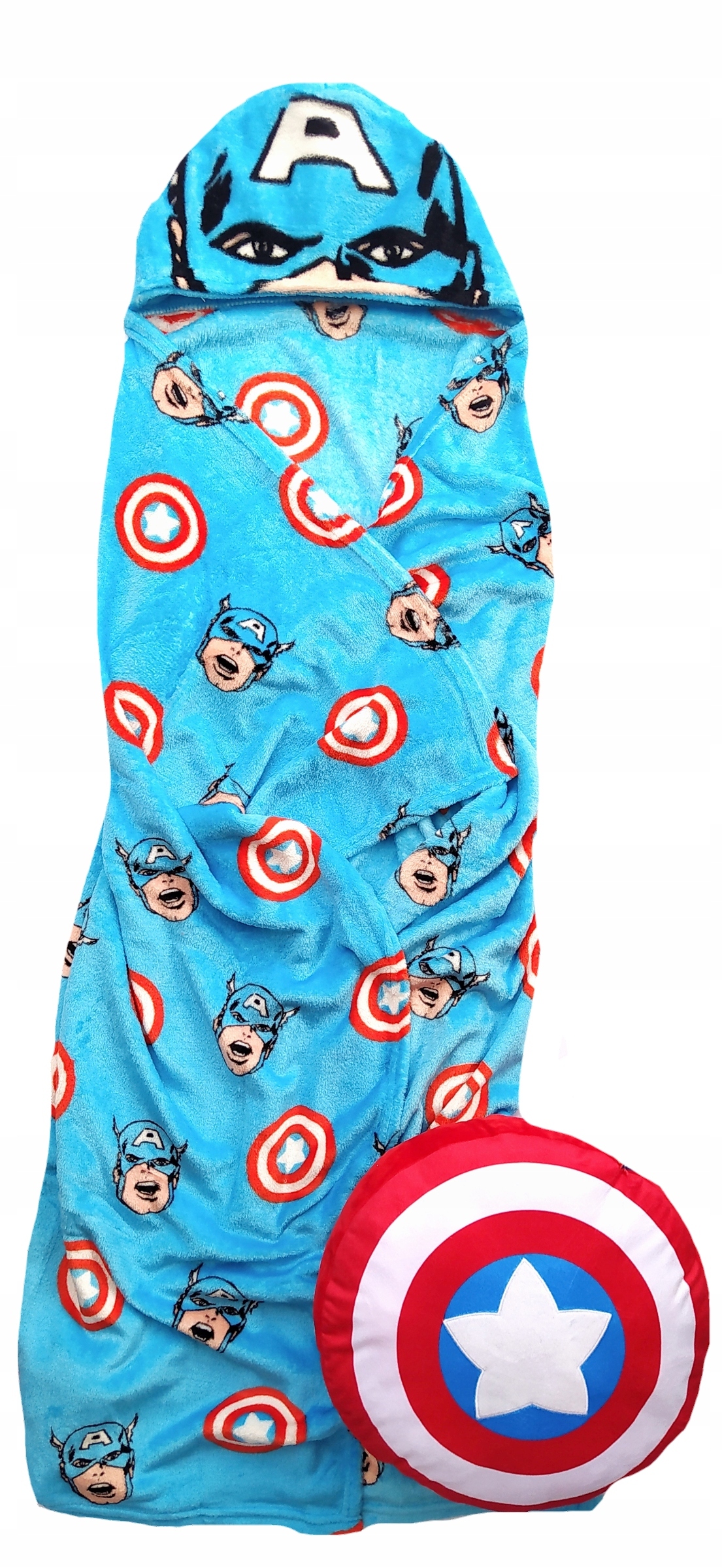 MARVEL koc narzutka AVENGERS CAPTAIN AMERICA prezent Marka Marvel