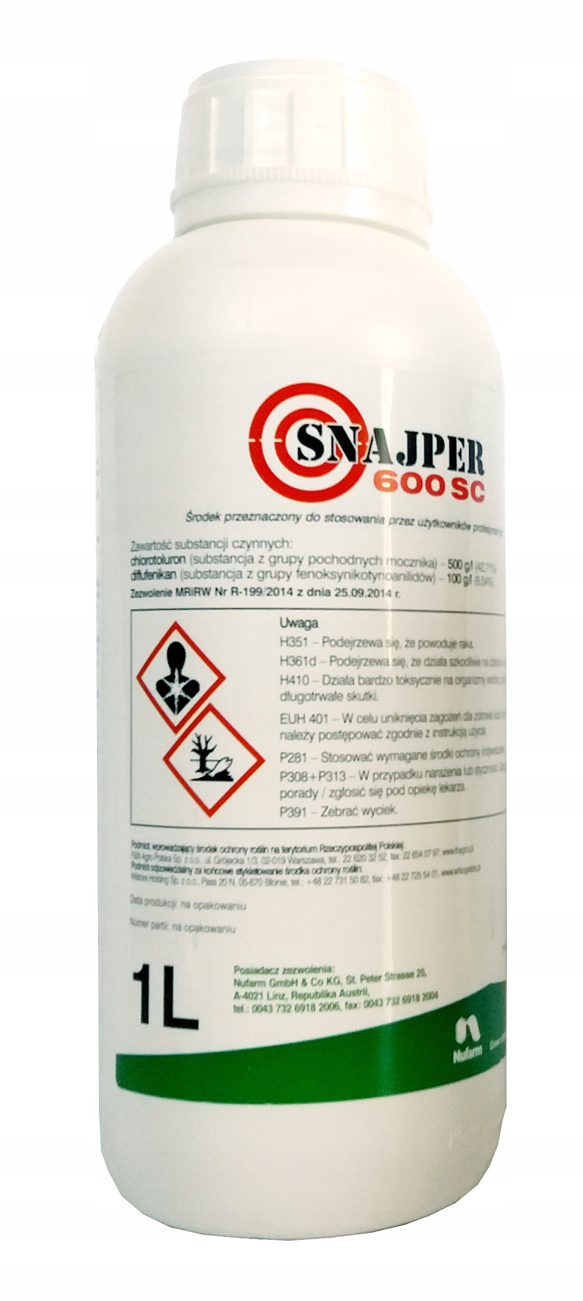 Snajper 600SC 1L Chwasty Pszenica Jedno I Dwuliścienne W Oziminach Profx.