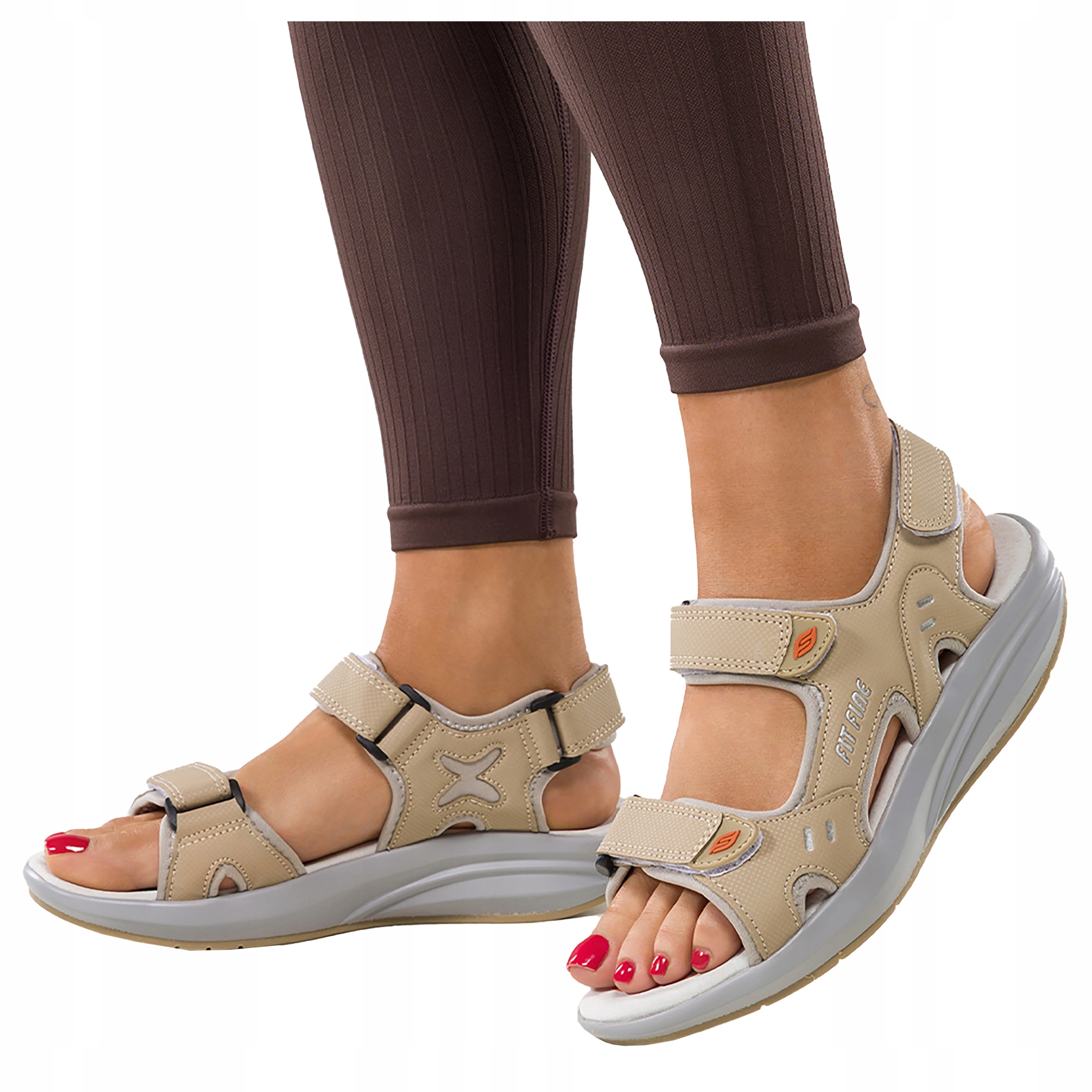 Sportovní lehké Sandály Dámské Pohodlné Prodyšné Měkké Platforma r 39