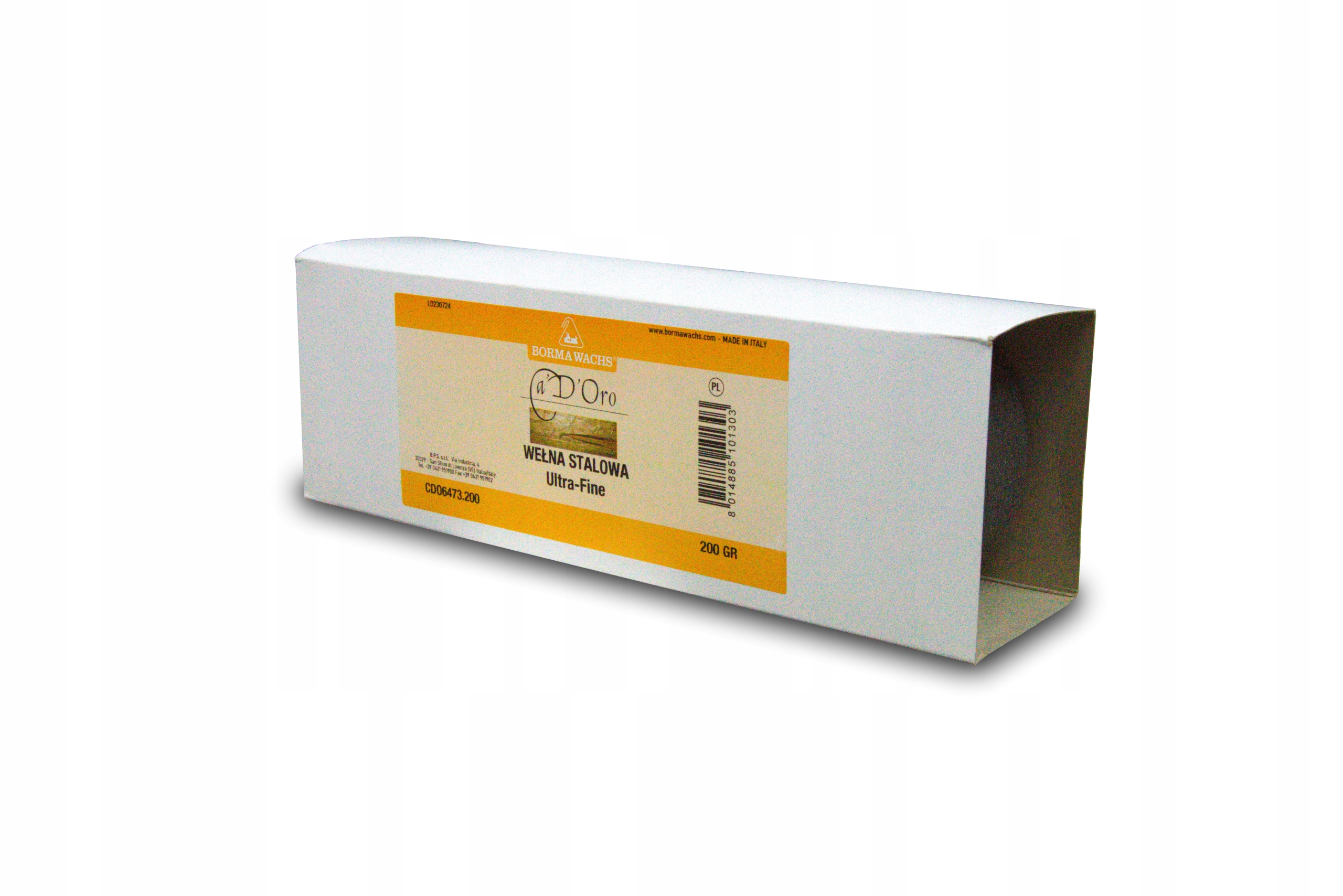 Wełna Stalowa wełna do polerowania typ 0000 200gr EAN (GTIN) 8014885101303