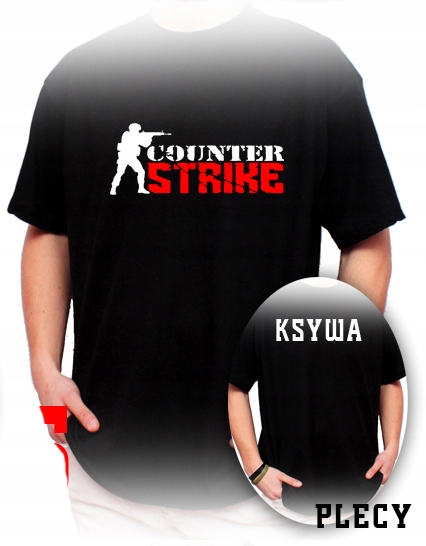 

2 Counter Strike Koszulka Cs Go Ksywa M