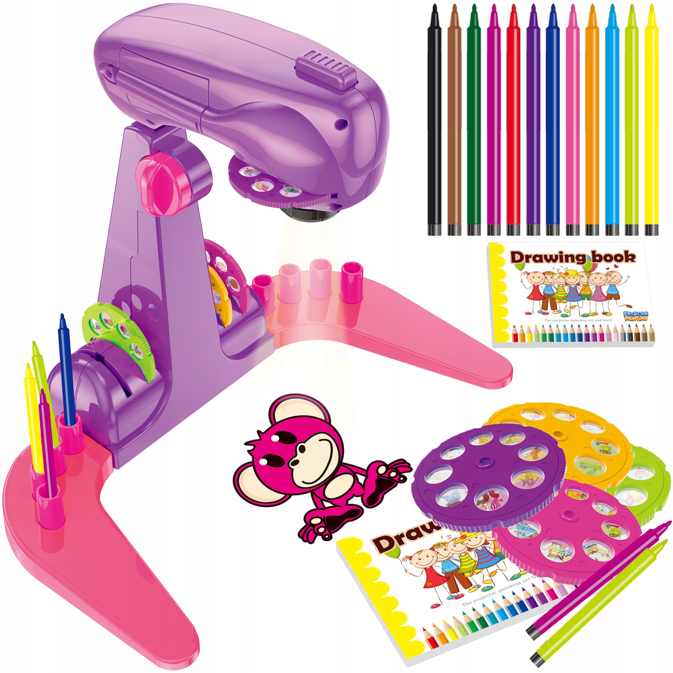 PROJEKTOR RZUTNIK DO RYSOWANIA DLA DZIECI MATADI