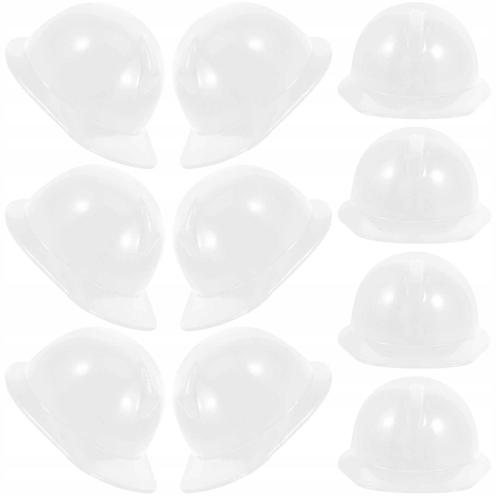 10SZT MINI KASK OCHRONNY LALKA AKCESORIUM Z PLASTIKU