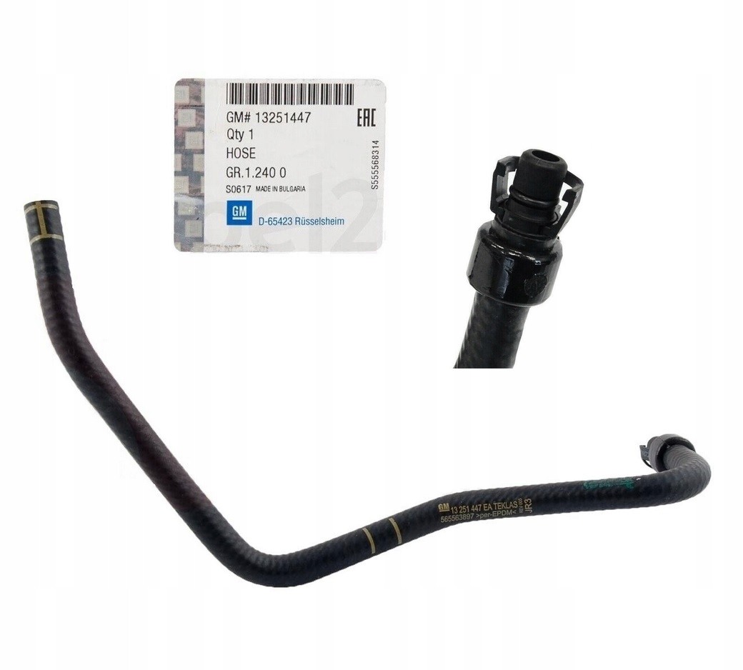 Przewód PRZELEWOWY OPEL Astra J IV 1.4 T turbo