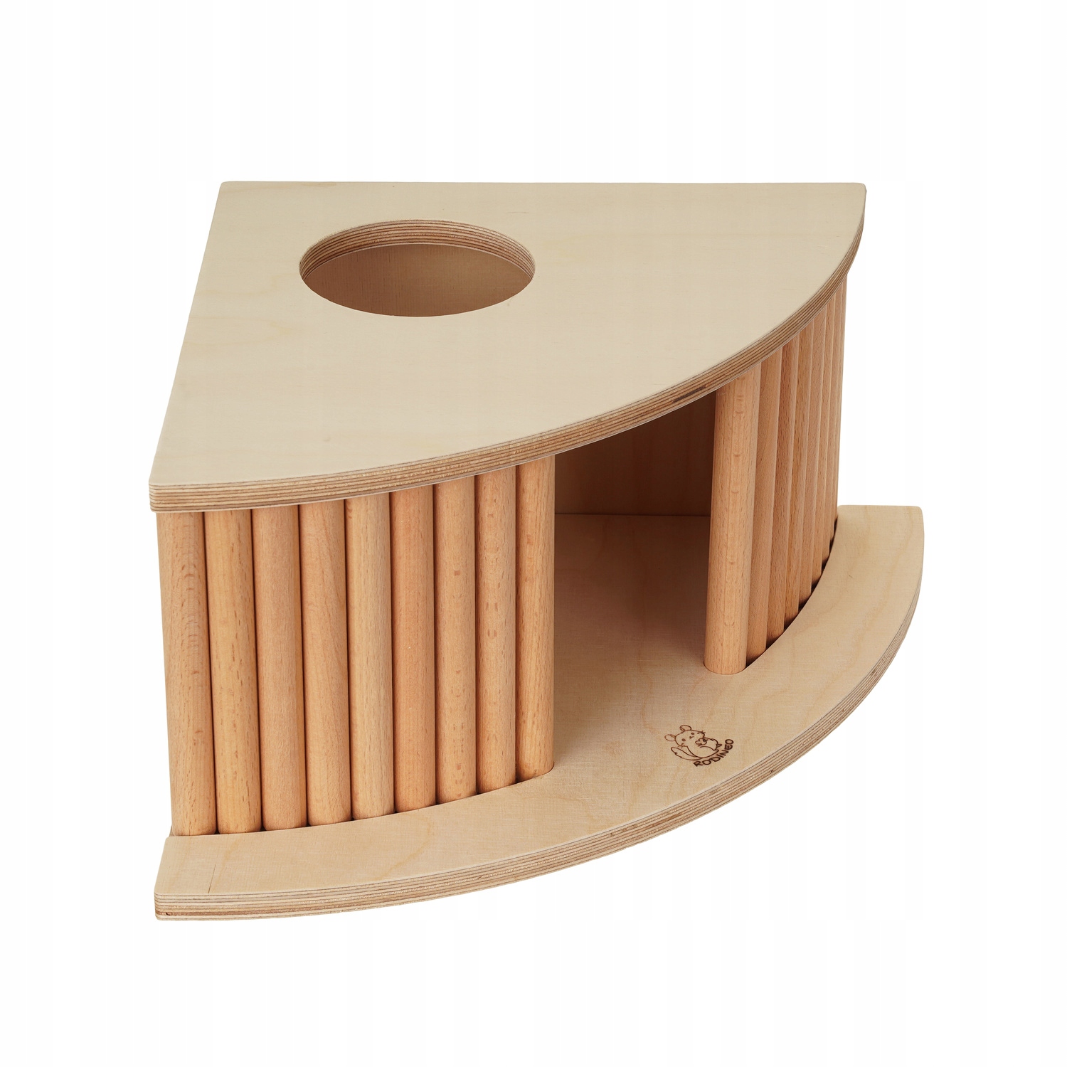 Levně Rohový domeček pro činčily a kasičky