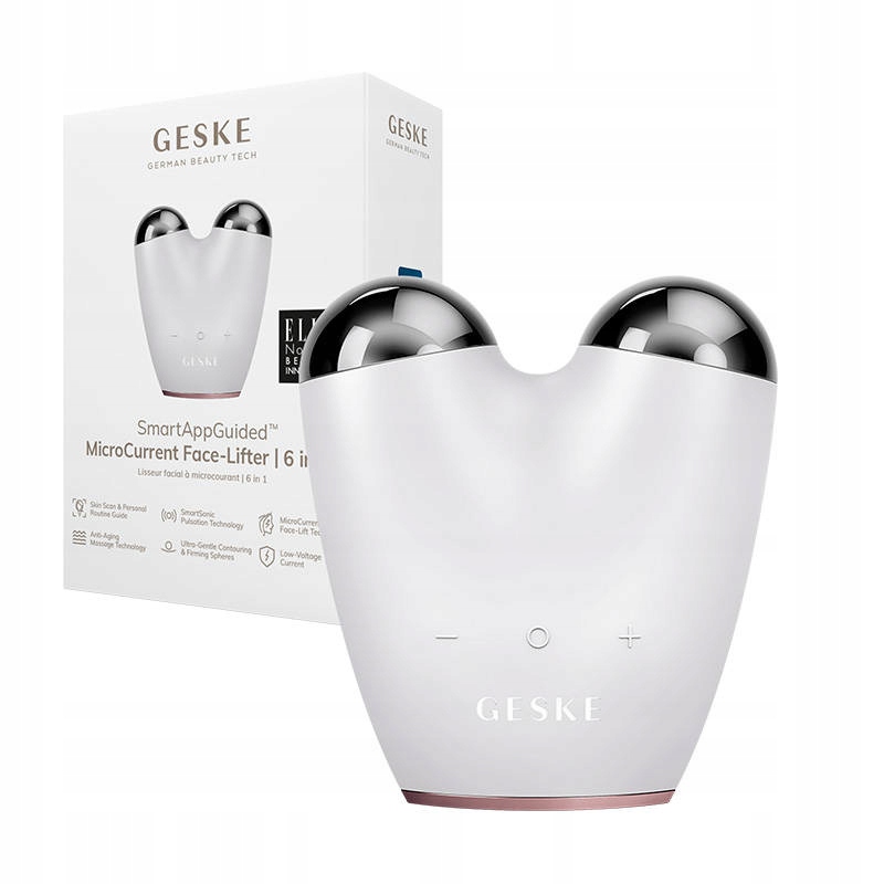 Geske Mikroproudový liftingový Masážní Přístroj na obličej 6v1 Pružnost IPX7