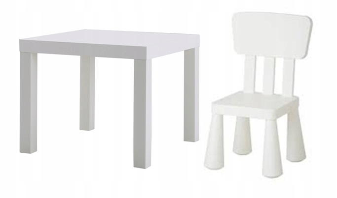 

Ikea Stolik Lack+krzesełko Mammut Dla Dziecka Biel