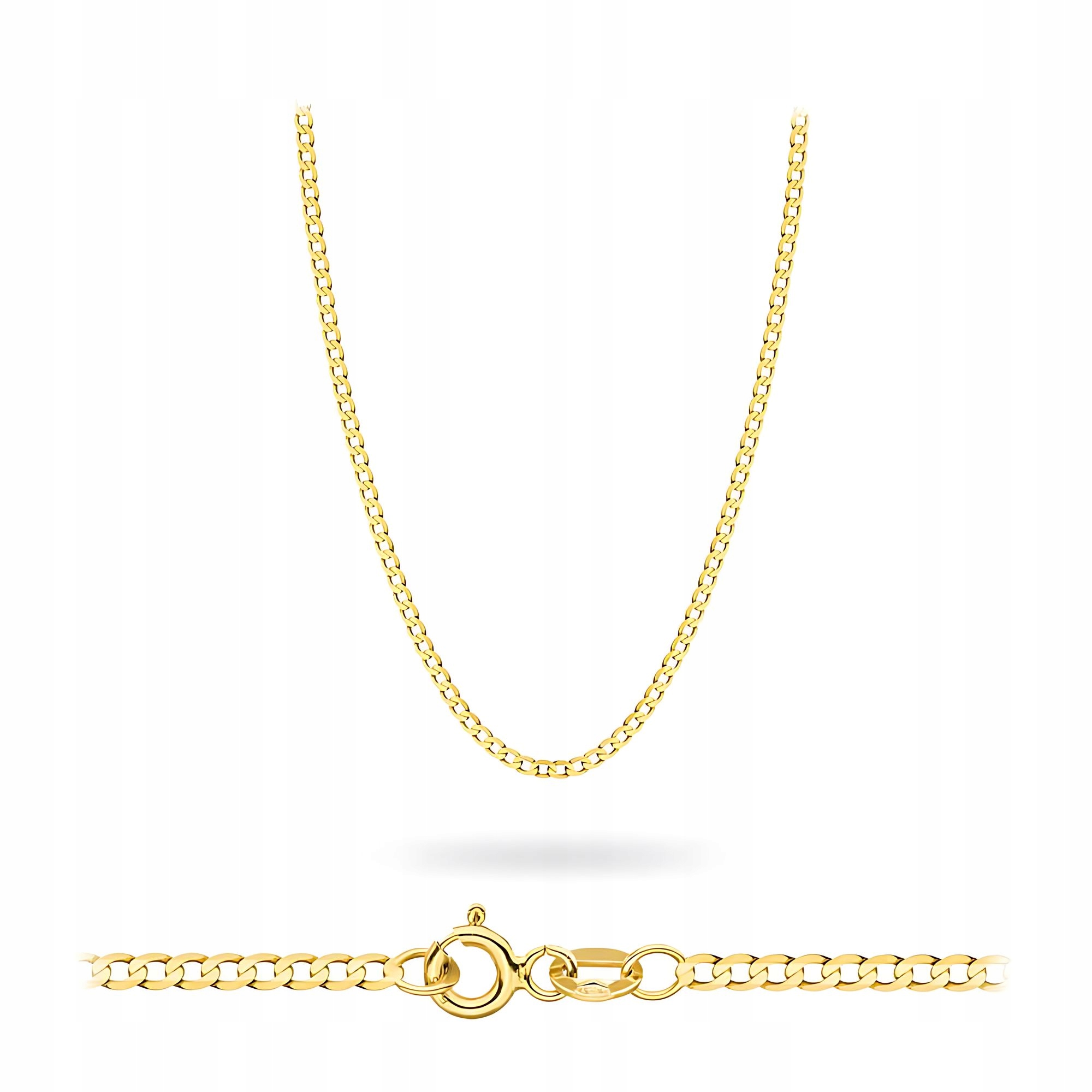 Zlatý Řetízek Hladký pr. 585 Pancr 45cm 14k