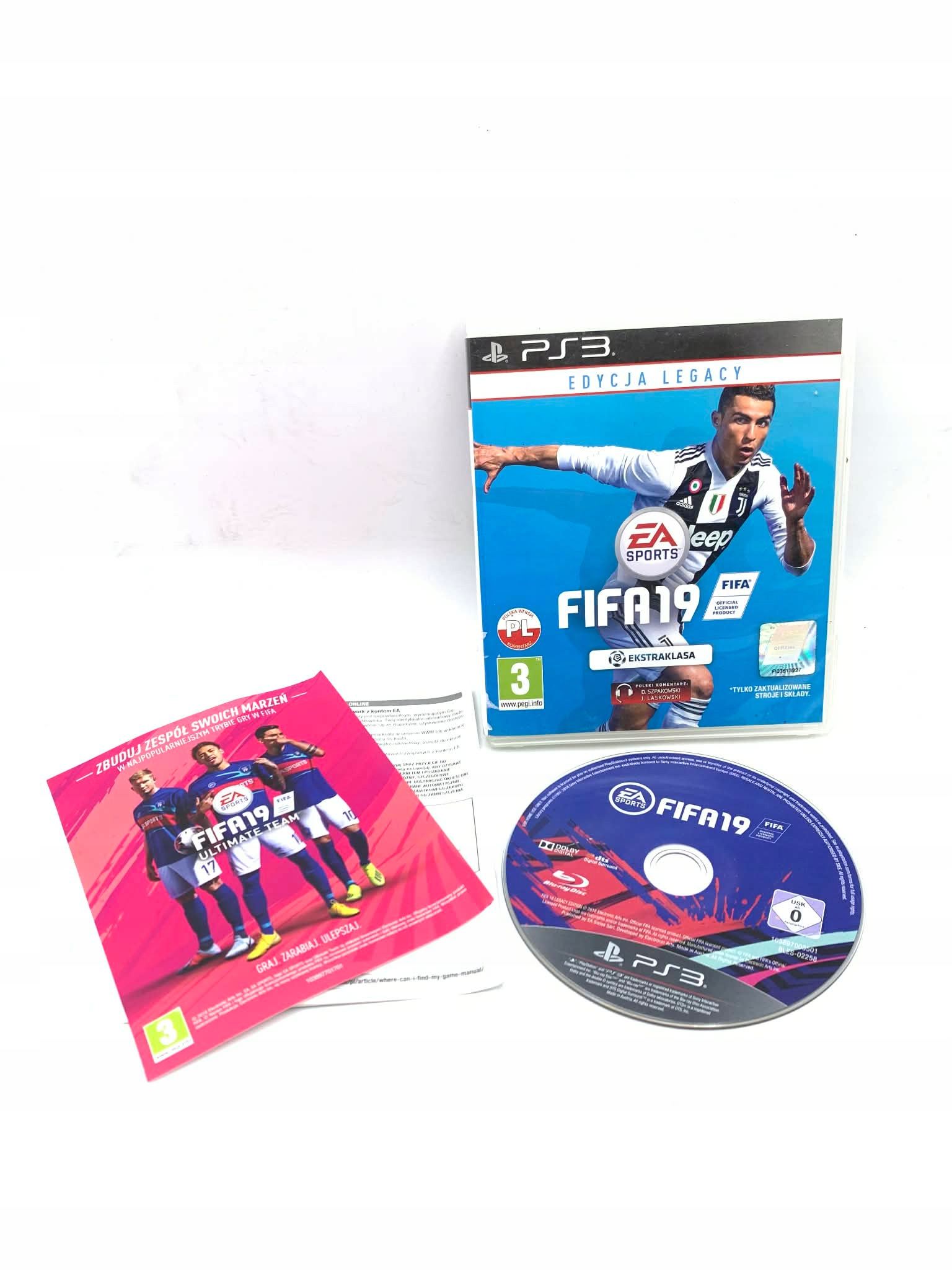 FIFA 19 PL PlayStation 3 (PS3) pudełkowa Dubbing PL