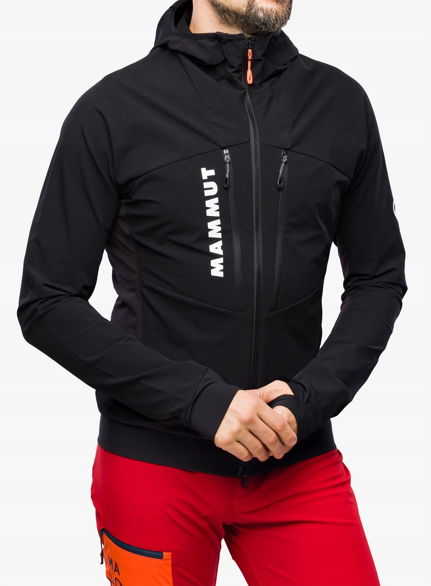 Softshellová bunda Mammut Aenergy So Hybrid Hooded Jacket černá M