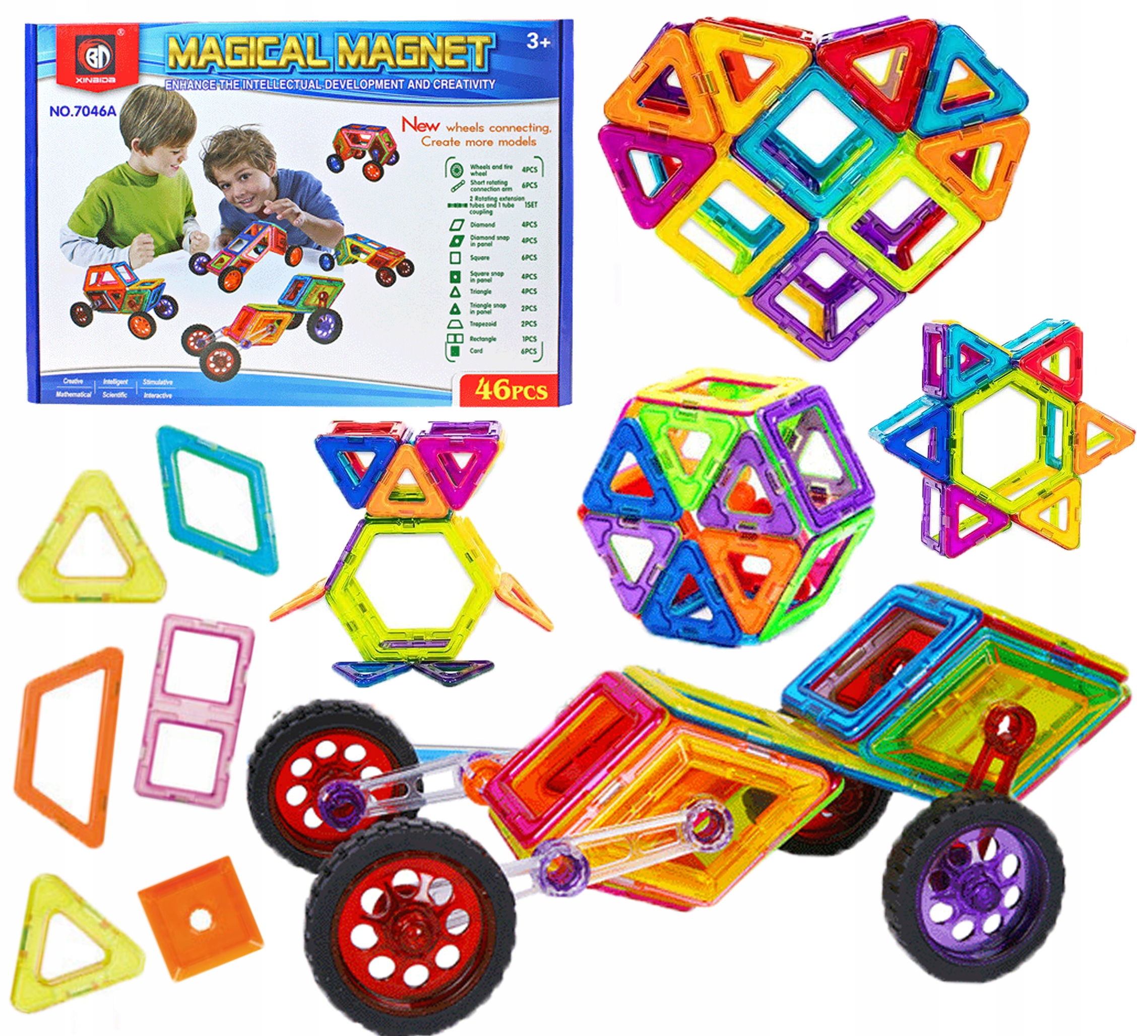 

Klocki Magnetyczne konstrukcyjne 3D Magical Magnet