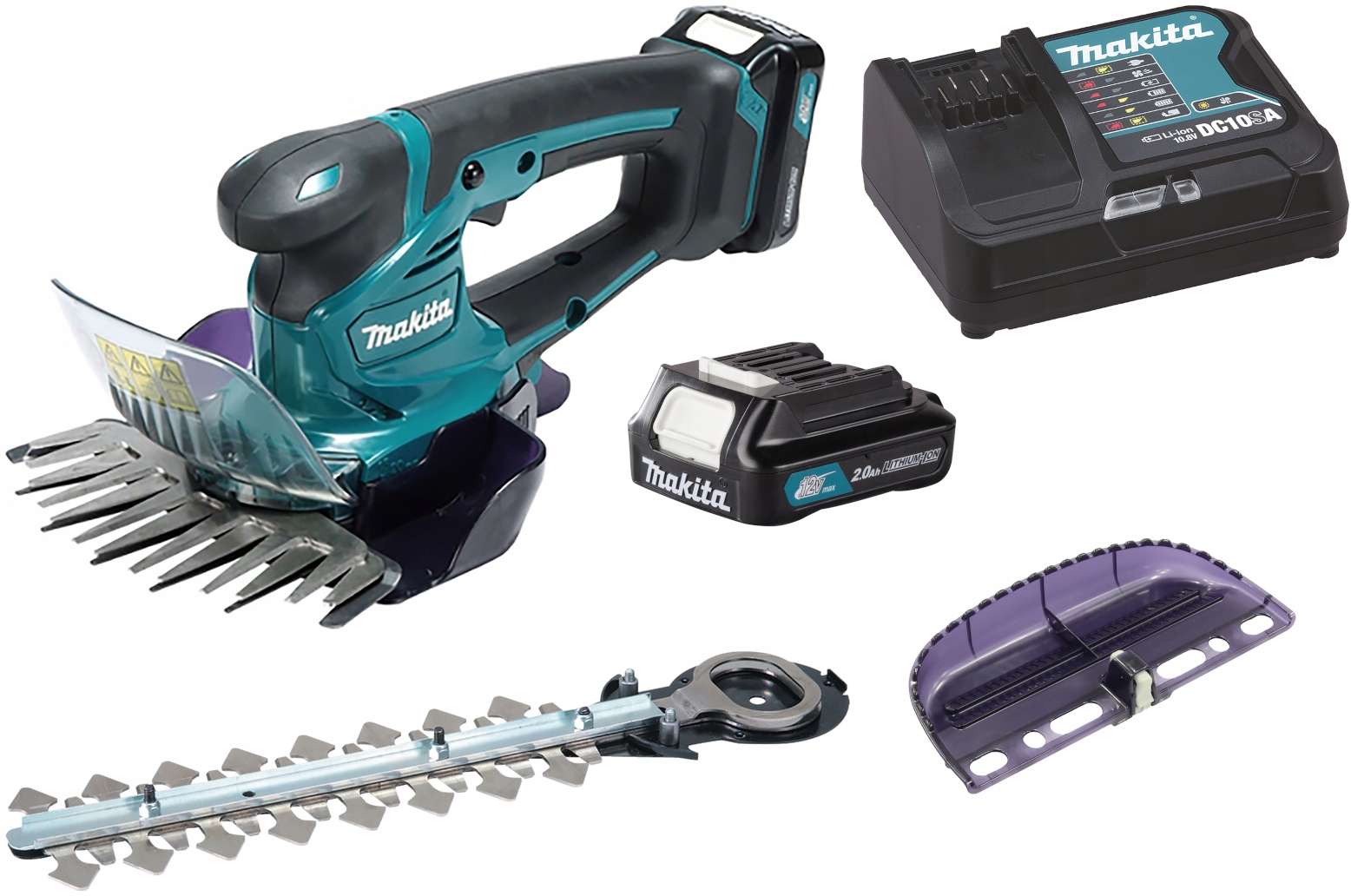 Nożyce Do Trawy I Żywopłotu Makita UM600DSAEX 2X2.0 Ah DC10SA 12V Max