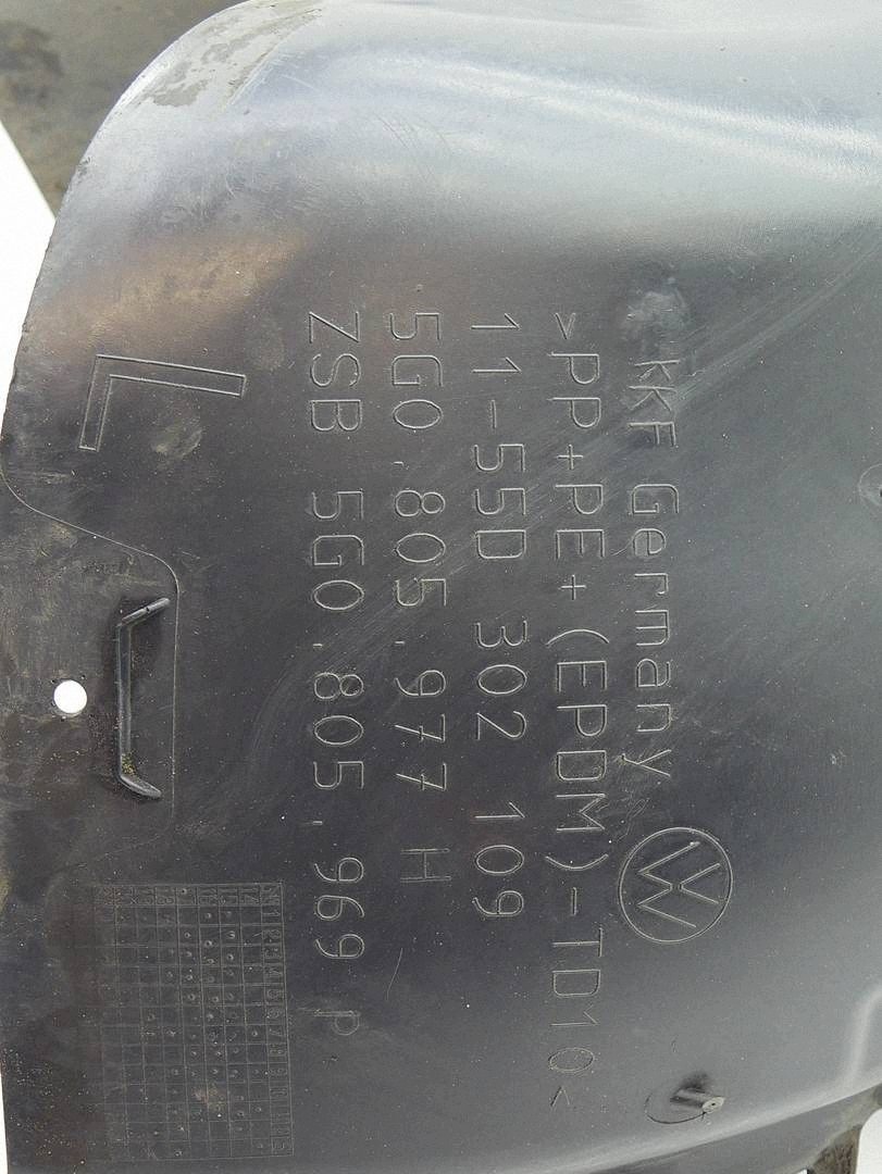 mudguard left front left front VW GOLF VII 7 5G0805977H