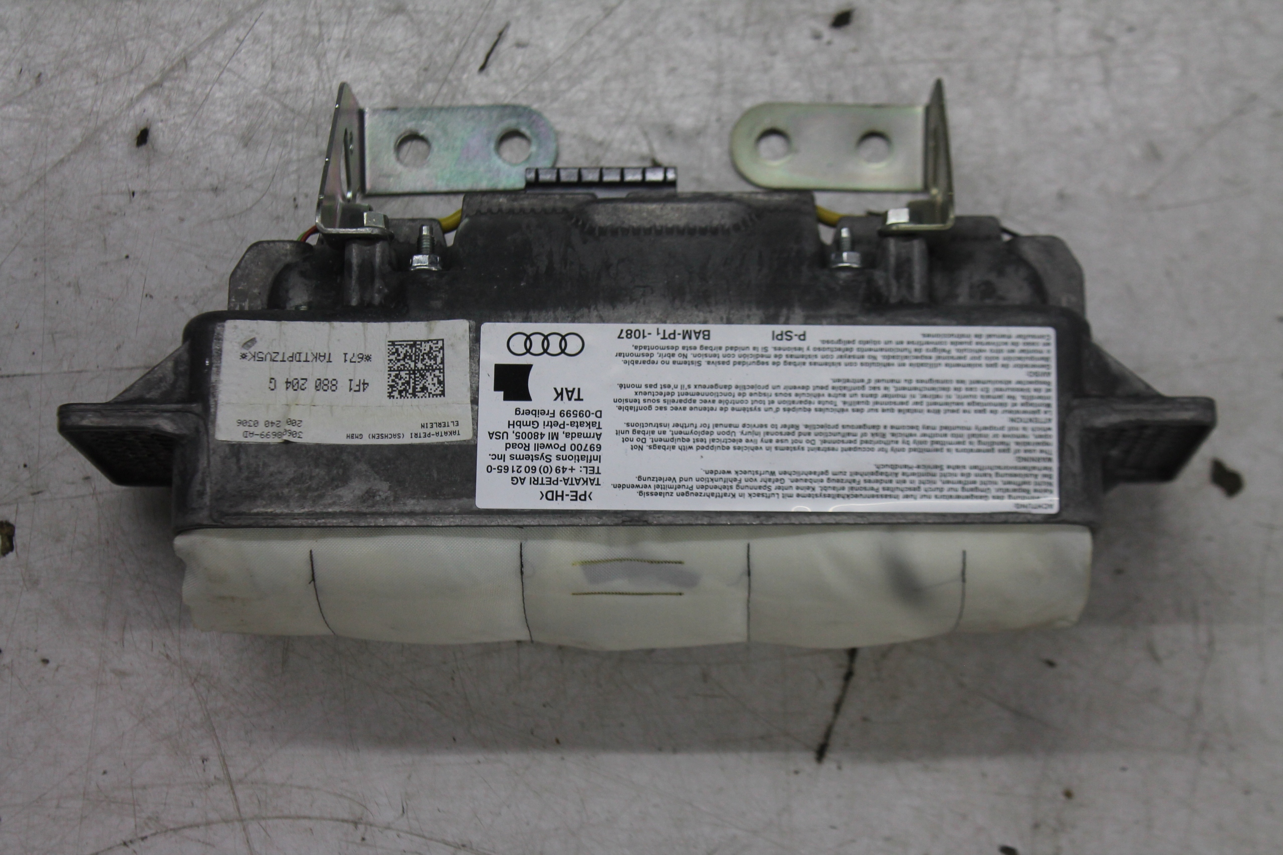 console dashboard tension belts airbag AUDI A6 C6 04-08 EURO
