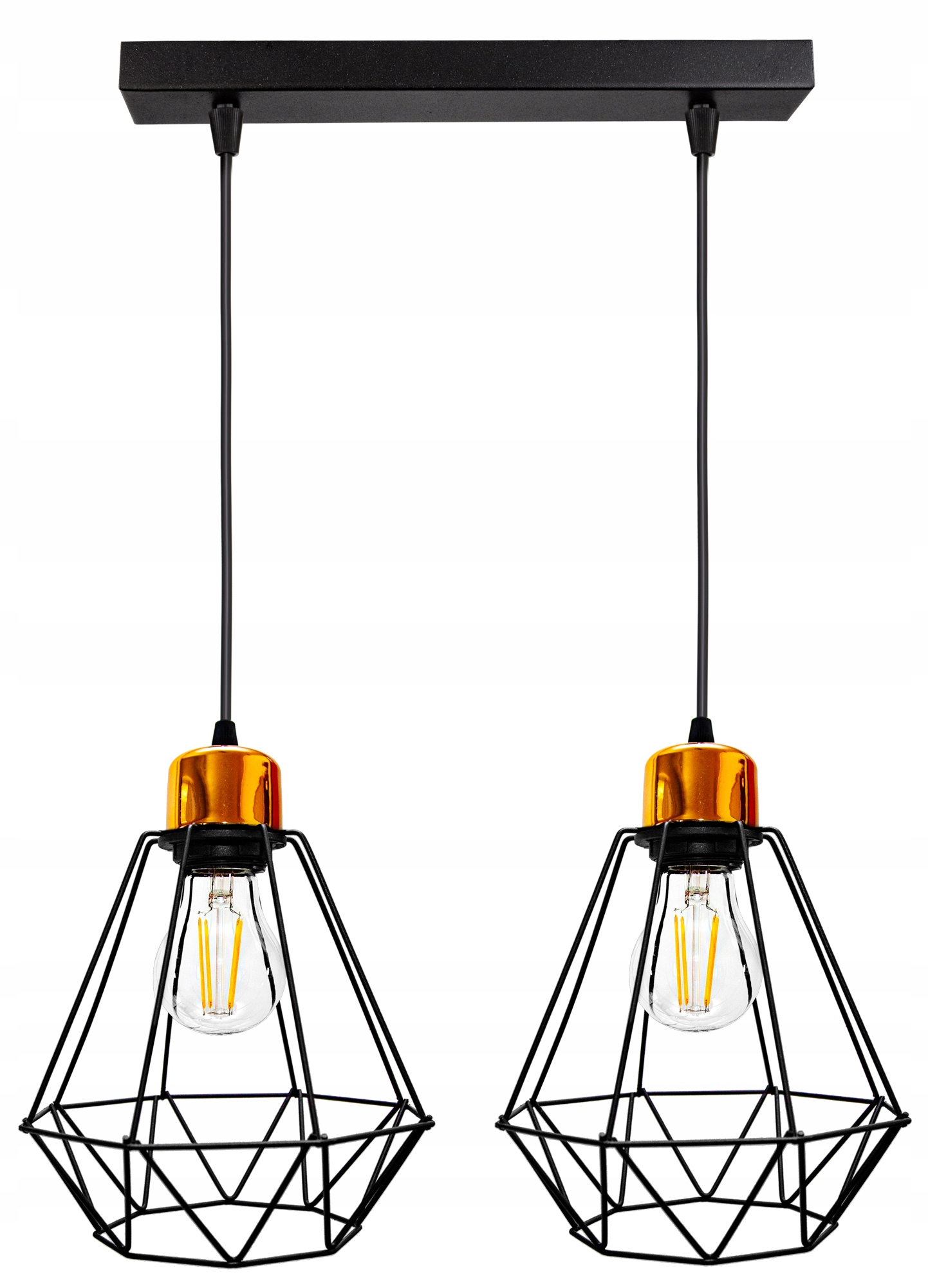 

Lampa Wisząca Sufitowa Żyrandol Loft Diament Led