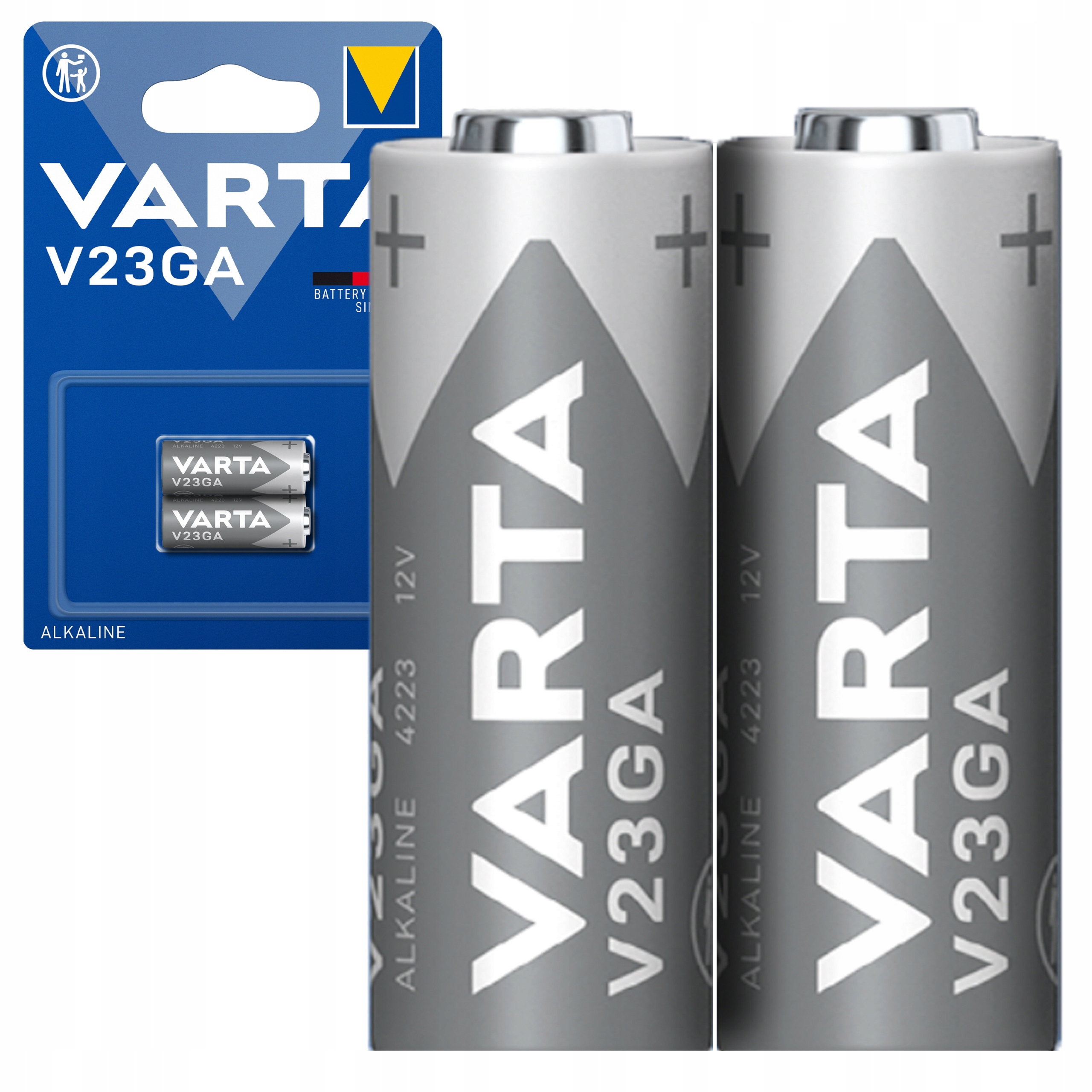 4x VARTA Powerone Batterie 12V Alkaline V23GA 8LR932 MN21 LR23A P23GA