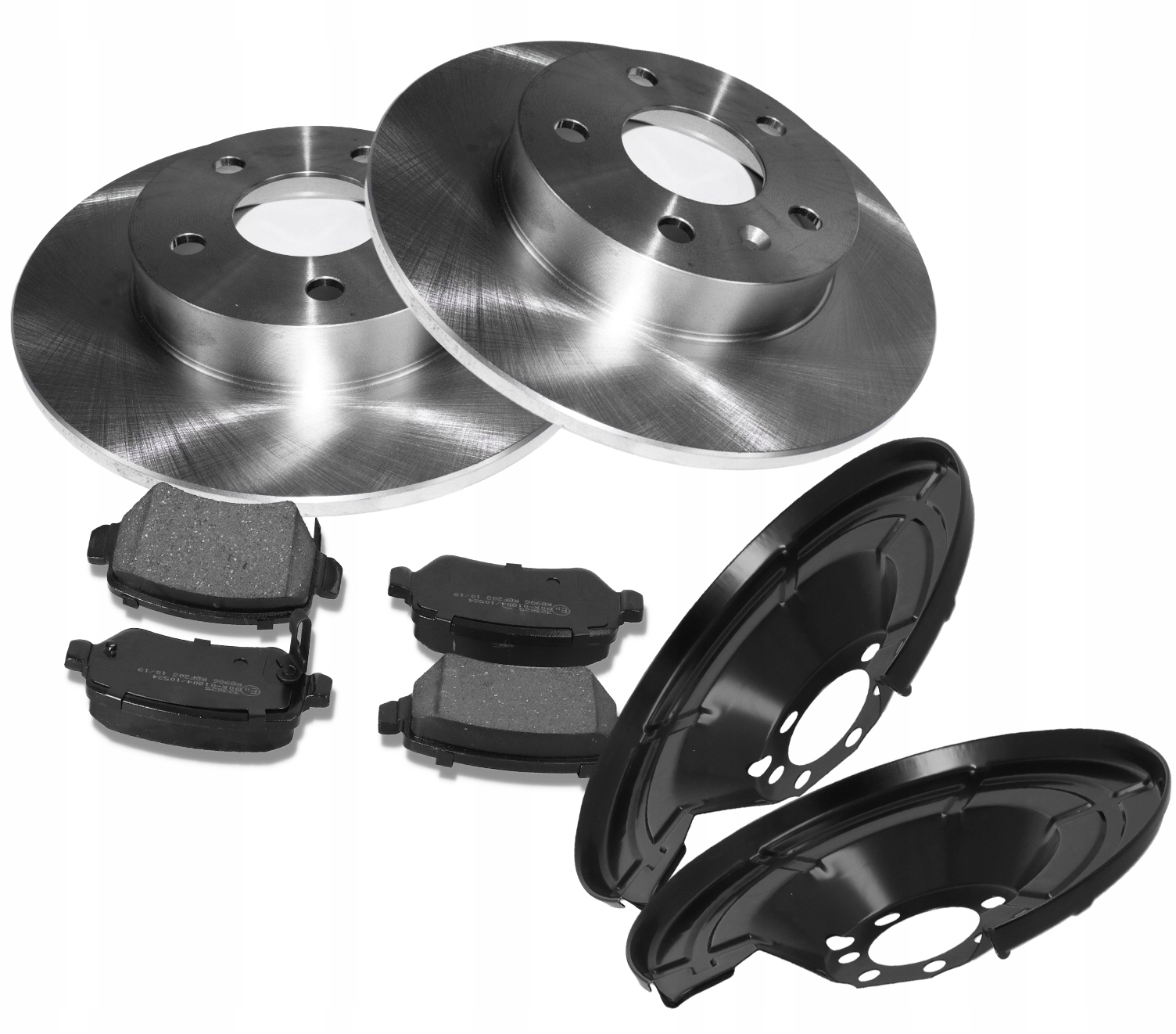 Tarcze x2 + klocki OPEL ASTRA G H ZAFIRA TYŁ 5 ŚRUB