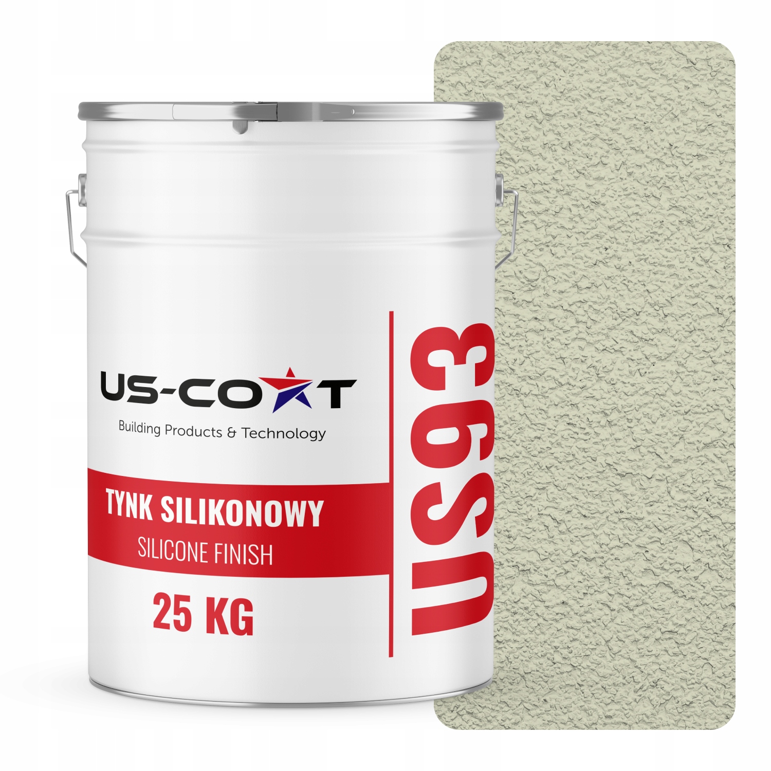 Silikonová Omietka Biela Zlomená Do Zeleného F481 25KG Baranek Granulácia 1.0mm