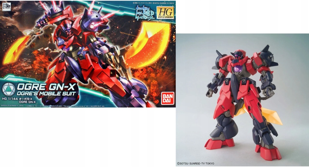 Gundam Hg 1/144 Ogre Gn-x Model Kit 13 cm