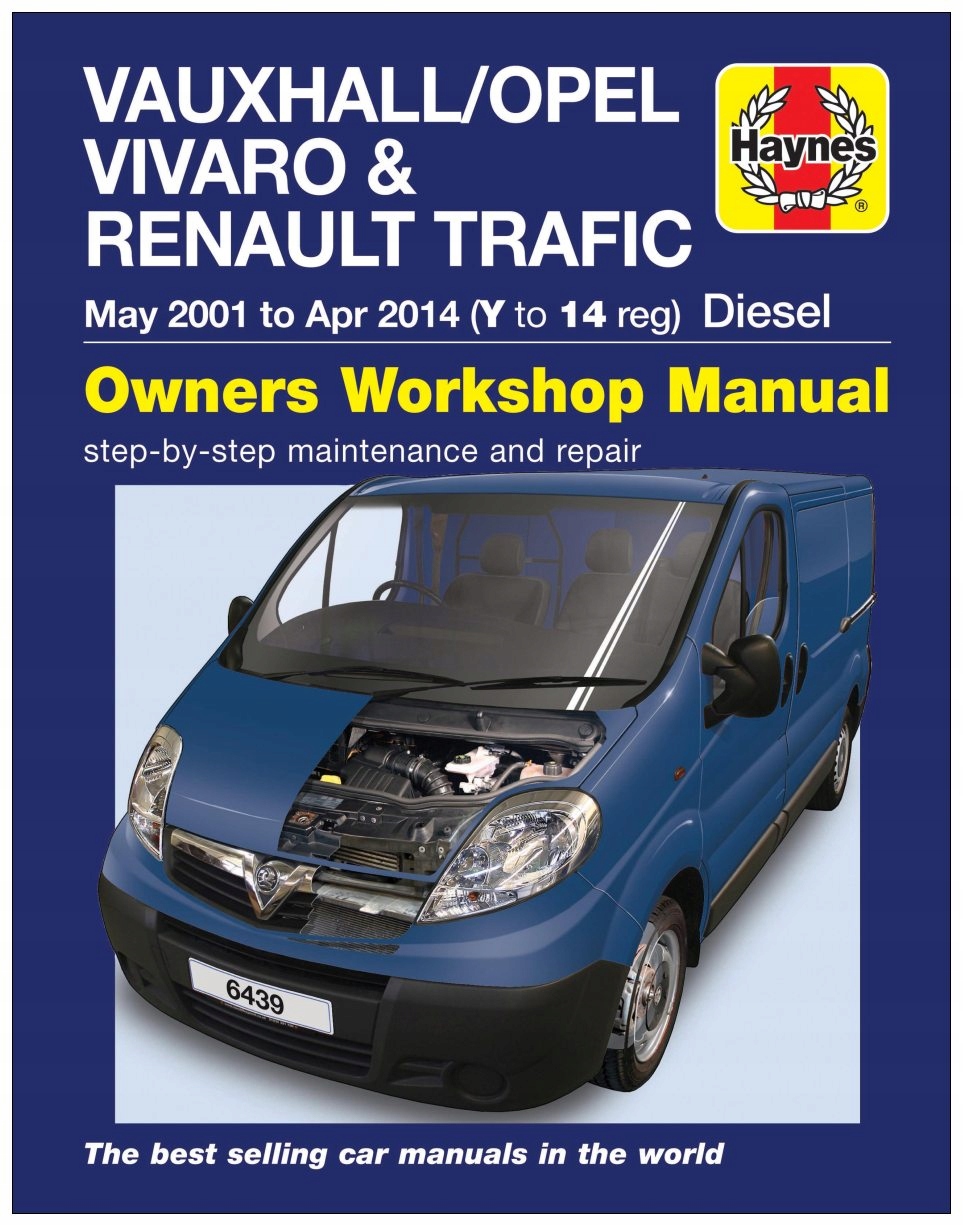 Opel Vivaro (2001-2014) Керівництво по ремонту Haynes