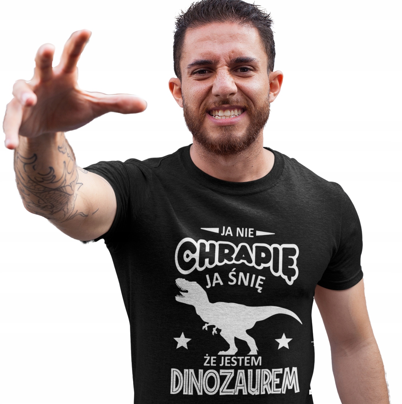 

Śmieszna Koszulka Ja nie Chrapię Jestem Dinozaurem