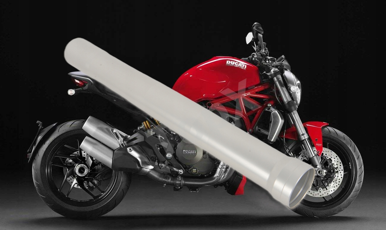 TopX Holení Trubka laga tlumič Odpružení Ducati Monster 1200 14+ 1 Ks