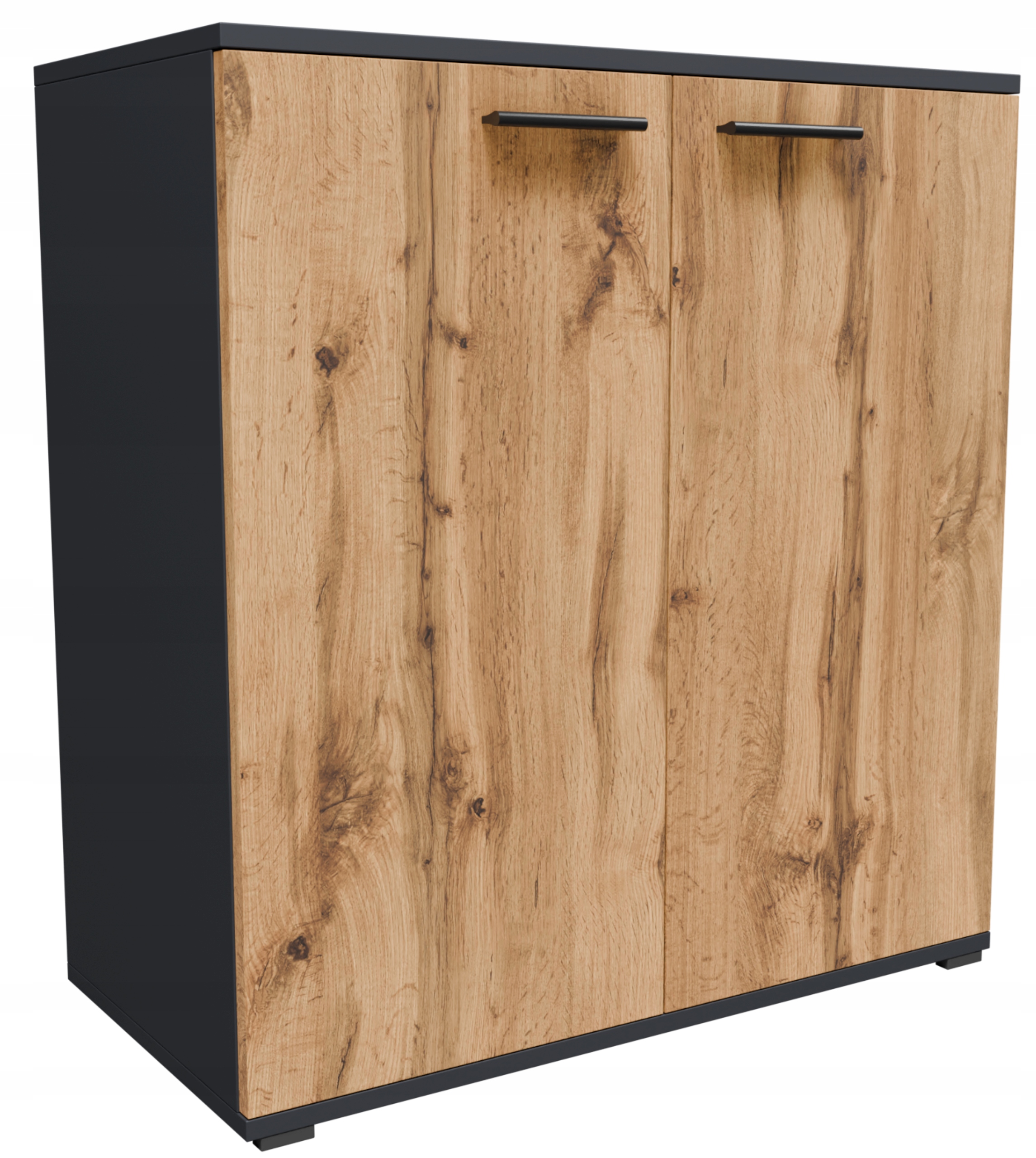 Komoda skrinka CR3-KD1 grafit-wotan malý kompaktný regál na oblečenie a hračky