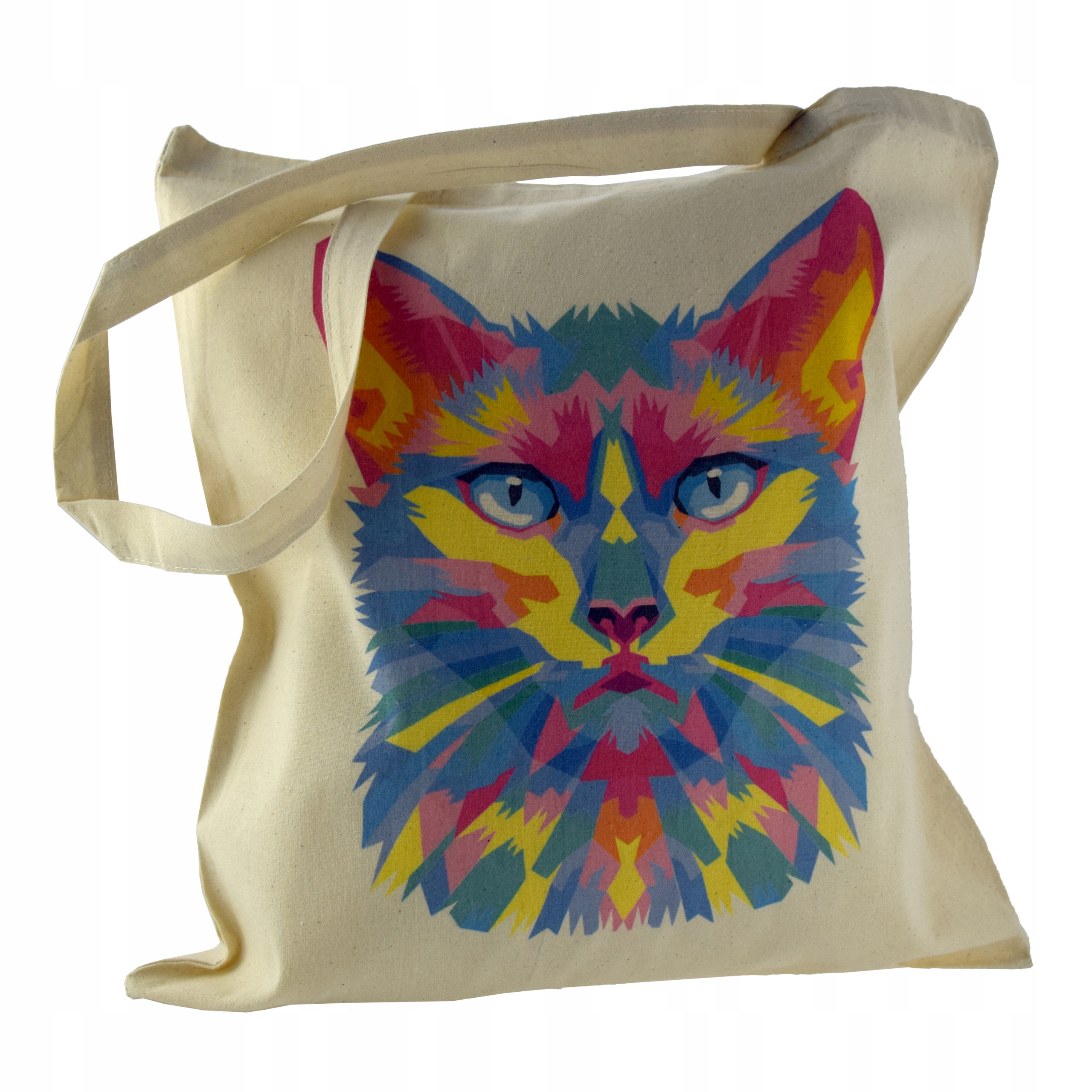 

bawełniana torba zakupowa z nadrukiem Kot torebka