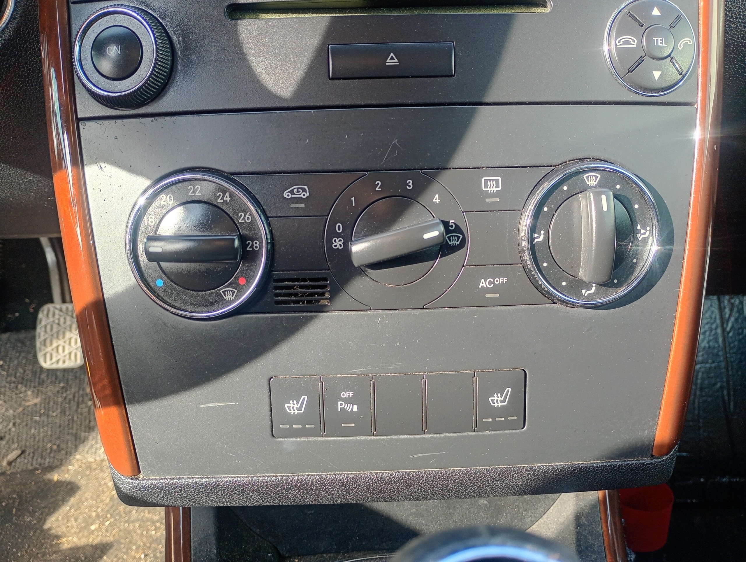 switch PANEL air conditioning devices OGRZEWANIA Mercedes A-KLASA W169 04-12