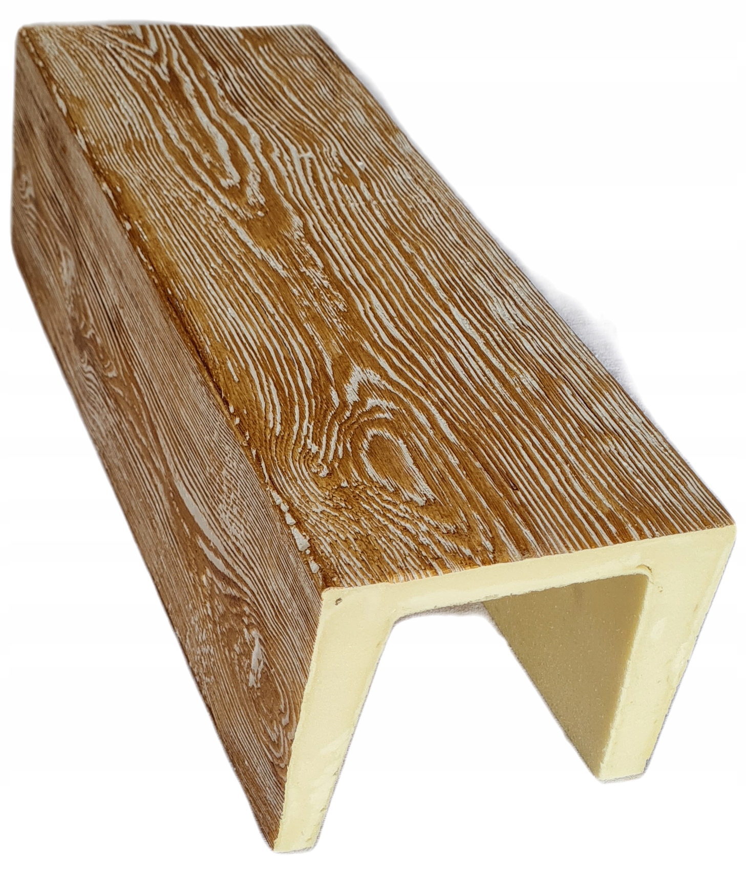 Rustikální nosník Modern, dekorační nosník 19 x 17 cm x 4 m patina hnědá