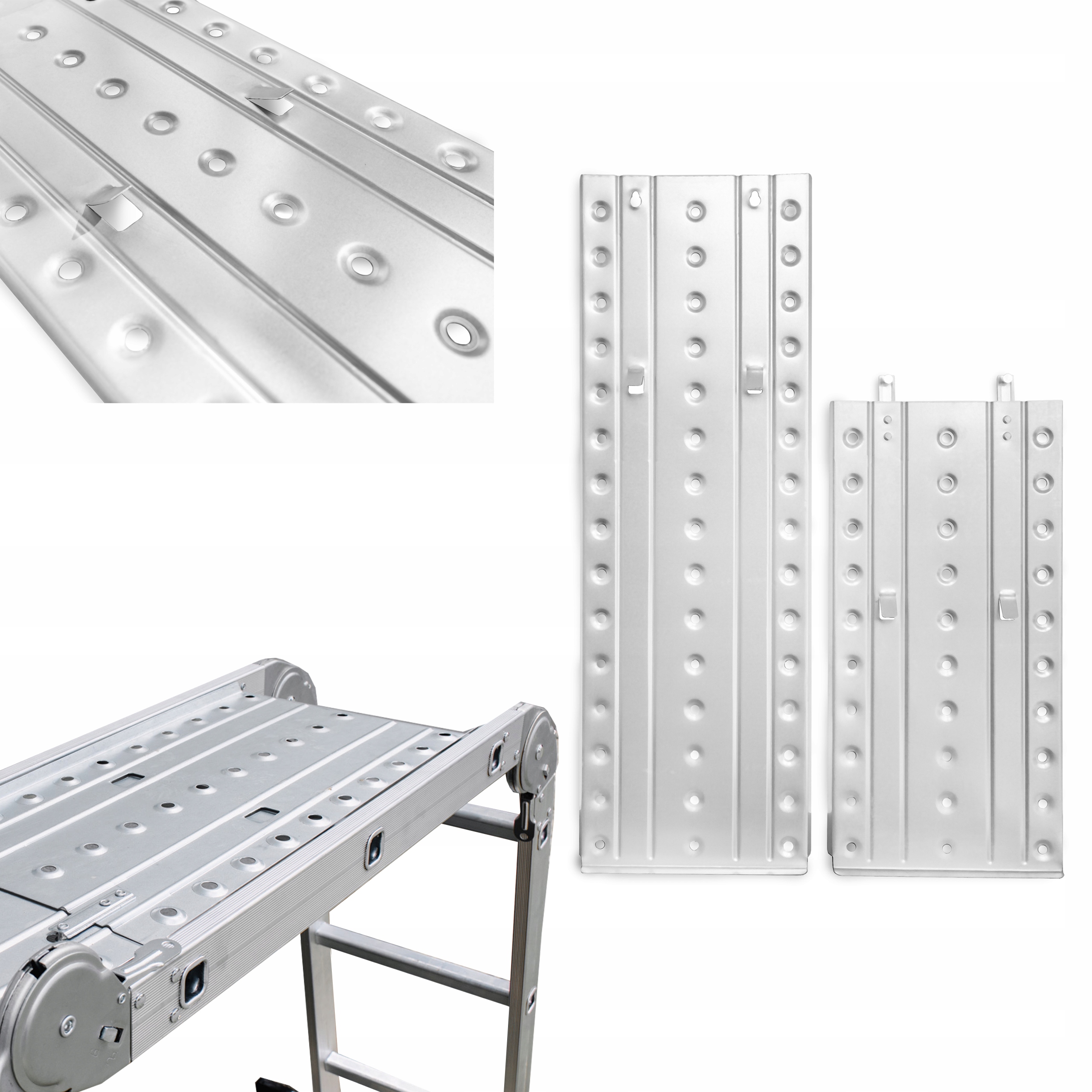 Plošina pro žebřík 4x3 1380x285 mm pracovní plošina Drabest