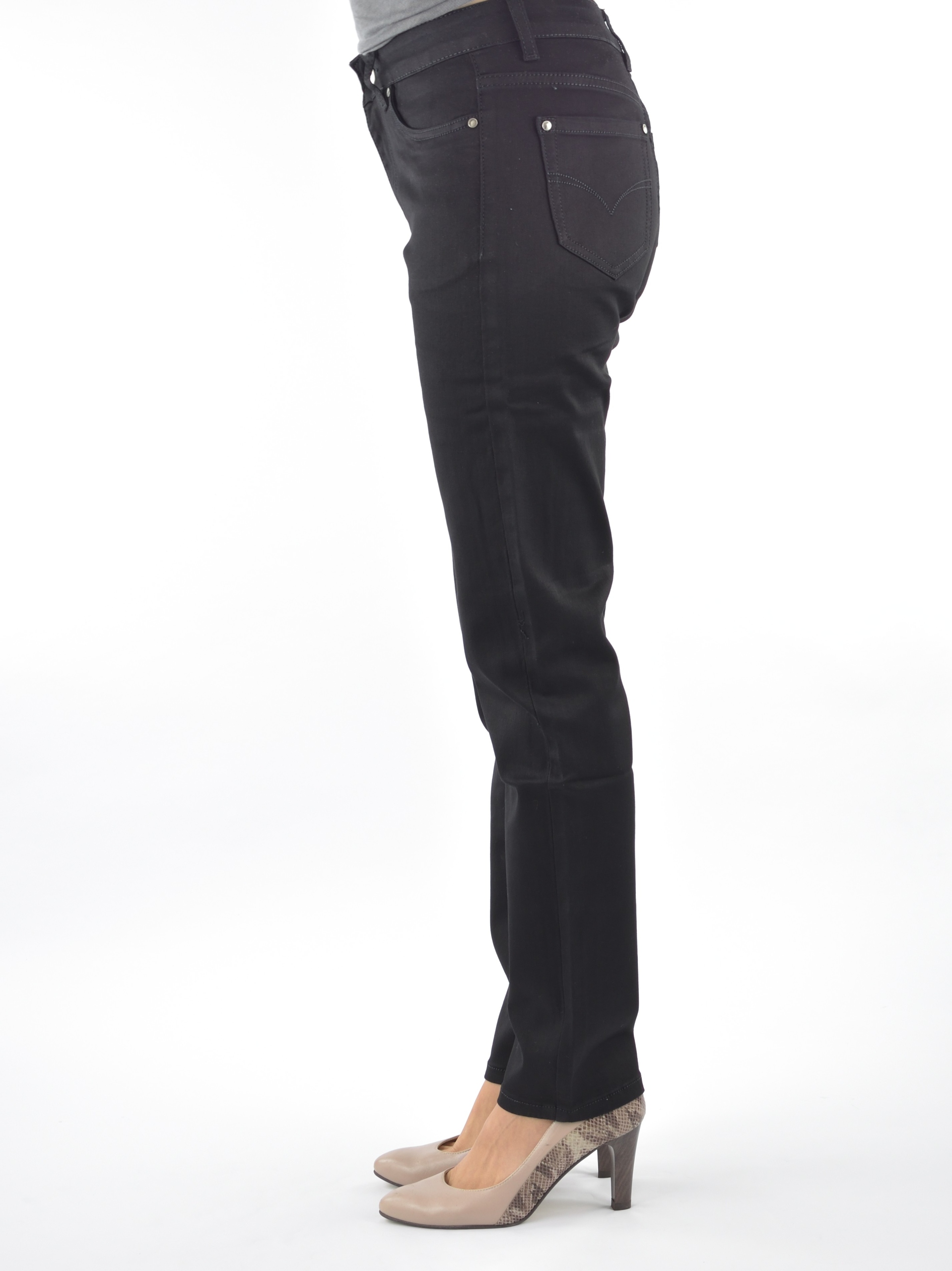 SPODNIE DAMSKIE KAIWEISHI JEANSY CZARNE 41 Rozmiar 41