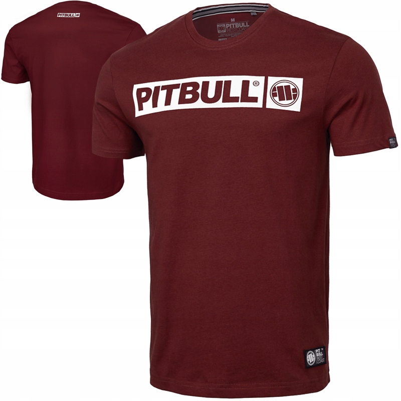 

Pit Bull koszulka Hilltop 170 bordo wlepa Ari - XL