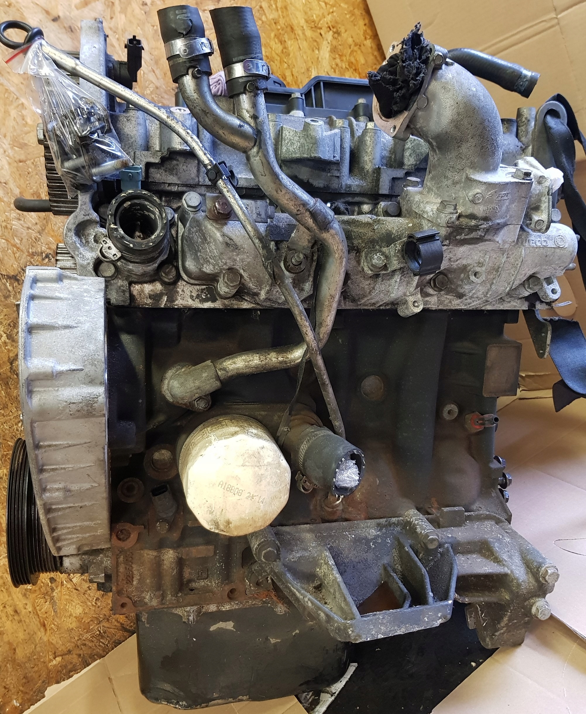 IVECO DAILY 2.3HPI 2.3 HPI 2011 engine F1AE0481U E4 EURO4 222 TYS KM