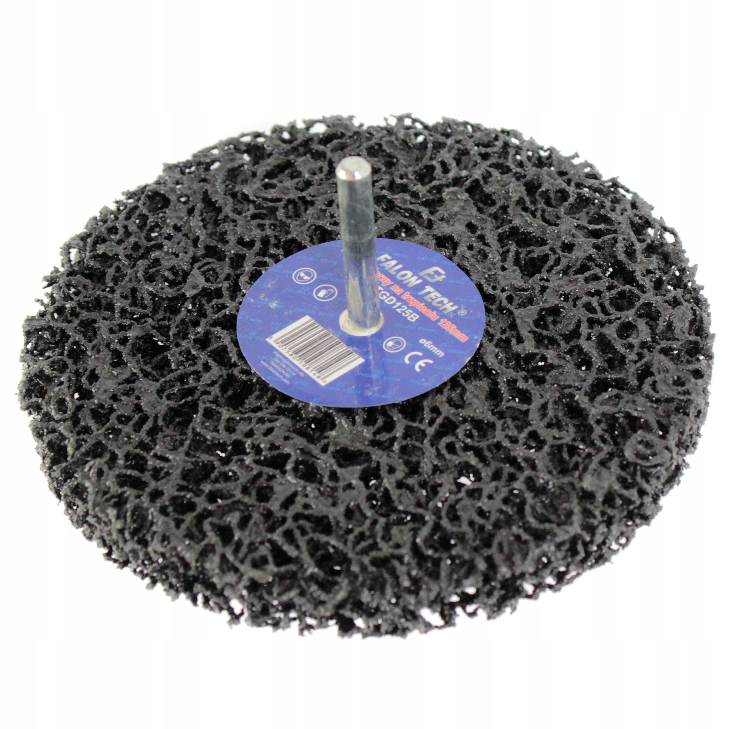 ŚCIERNICA Z WŁÓKNINY TWARDEJ NA TRZPIENIU 125 x 6 Kod producenta FTGD125B