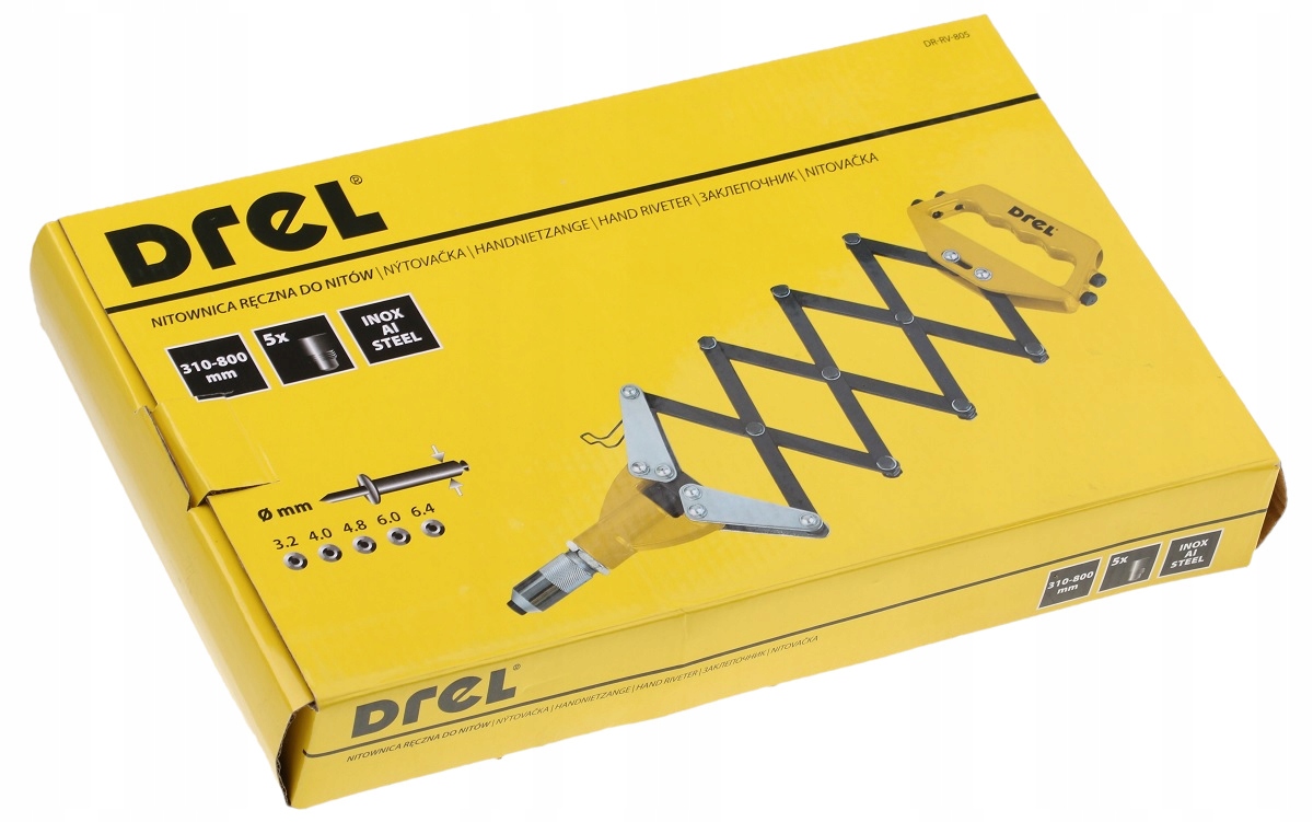 NITOWNICA HARMONIJKOWA RĘCZNA 310 - 800 mm Marka Drel