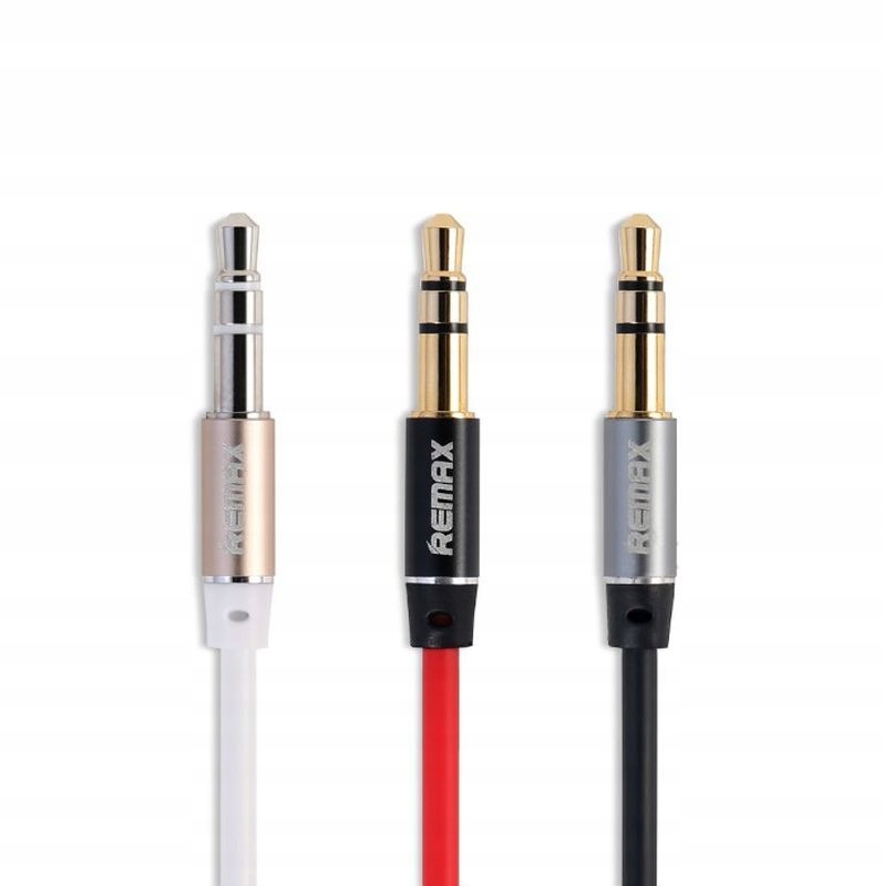 KABEL JACK-JACK 3,5mm 1M REMAX czarny Długość kabla 1 m