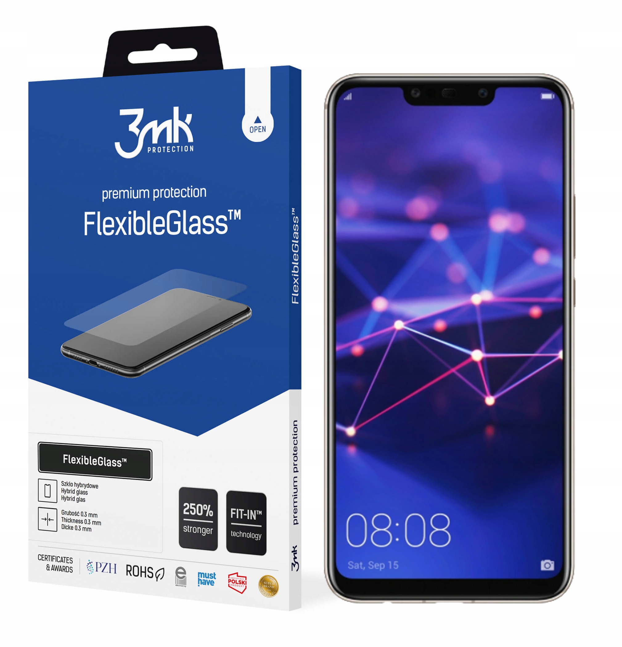 

Szkło 3MK FlexibleGlass do Huawei Mate 20 Lite