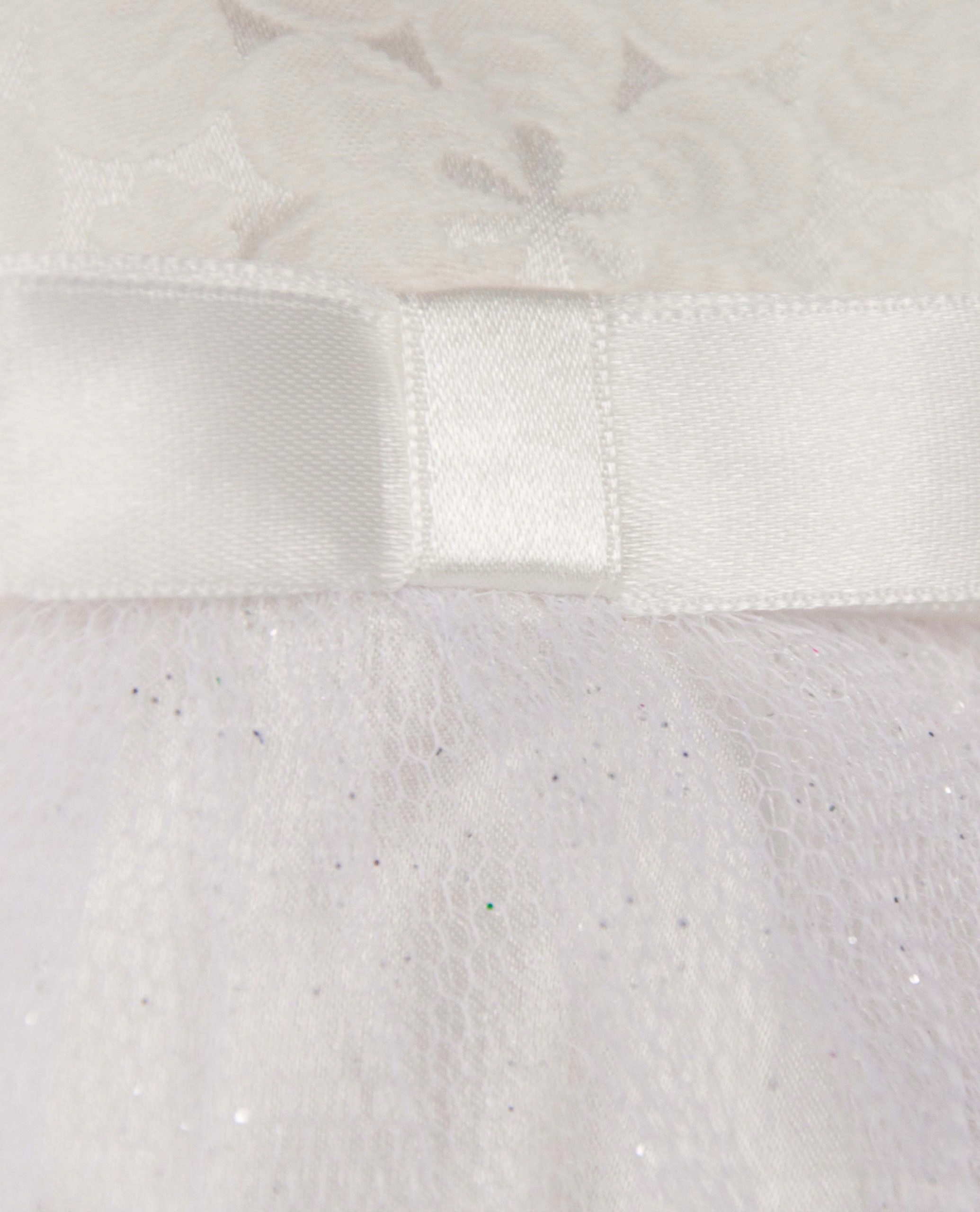 SUKIENKA długi rękaw DO CHRZTU ecru żakardowa 74 Odcień ecru